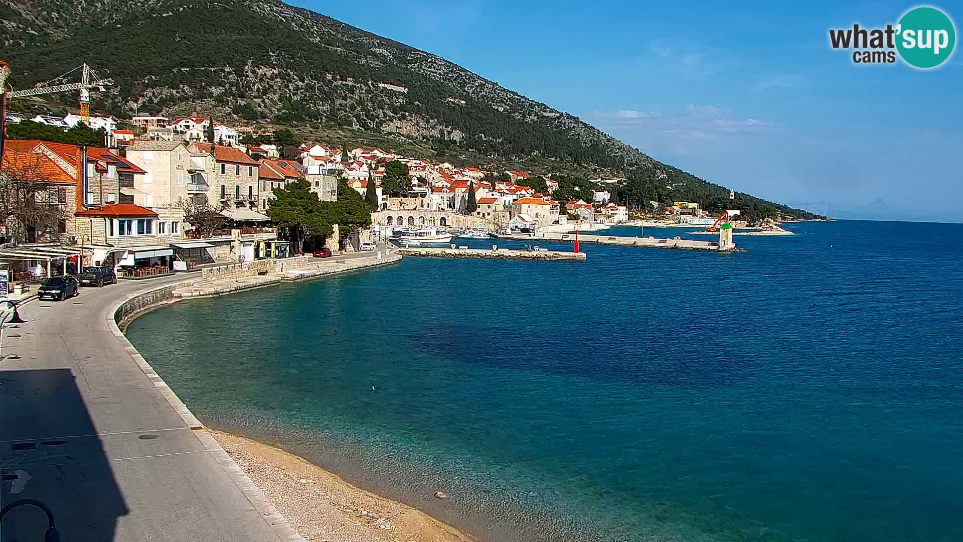 Webcam Bol Town Center & Marina – Live View from Bol, Brač
