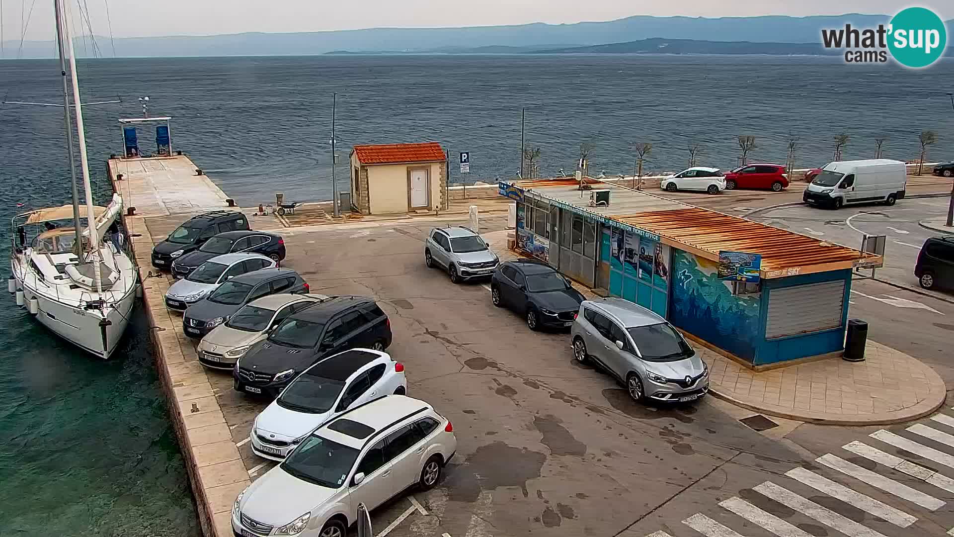 Webcam Bol centre-ville & marina – Vue en direct depuis Bol, île de Brač