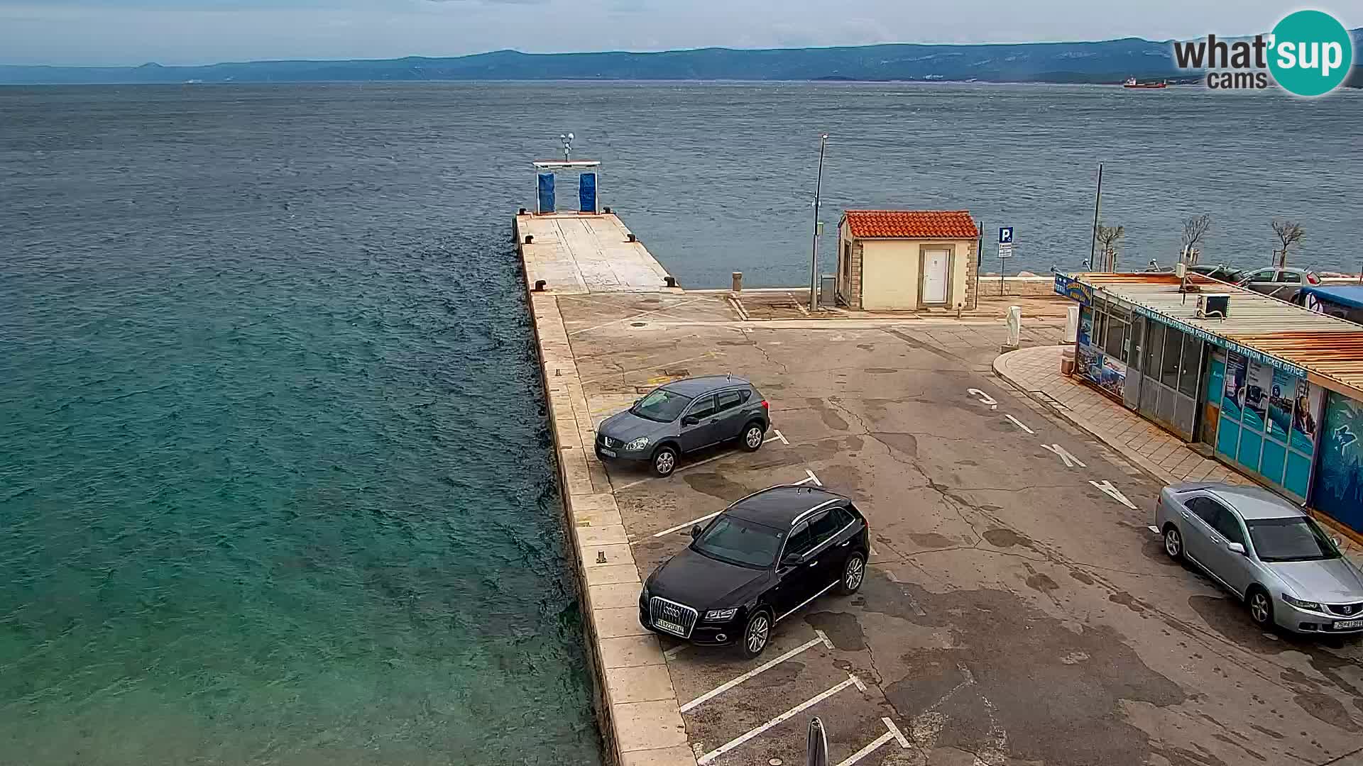 Webcam Bol centre-ville & marina – Vue en direct depuis Bol, île de Brač