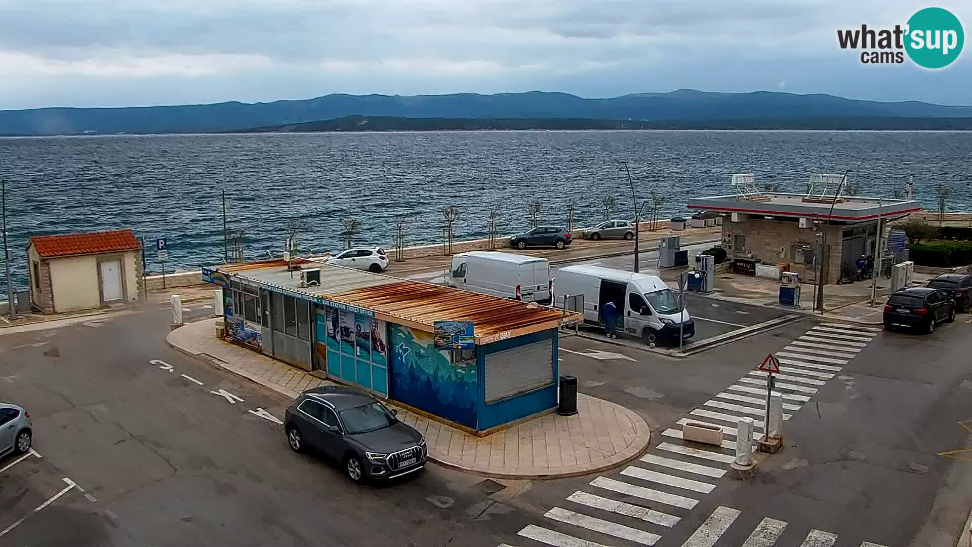 Webcam Bol centre-ville & marina – Vue en direct depuis Bol, île de Brač