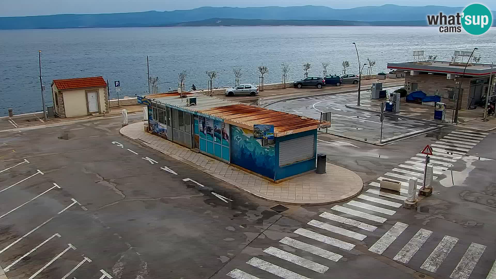 Webcam Bol Centro e Marina – Vista live dal porto di Bol