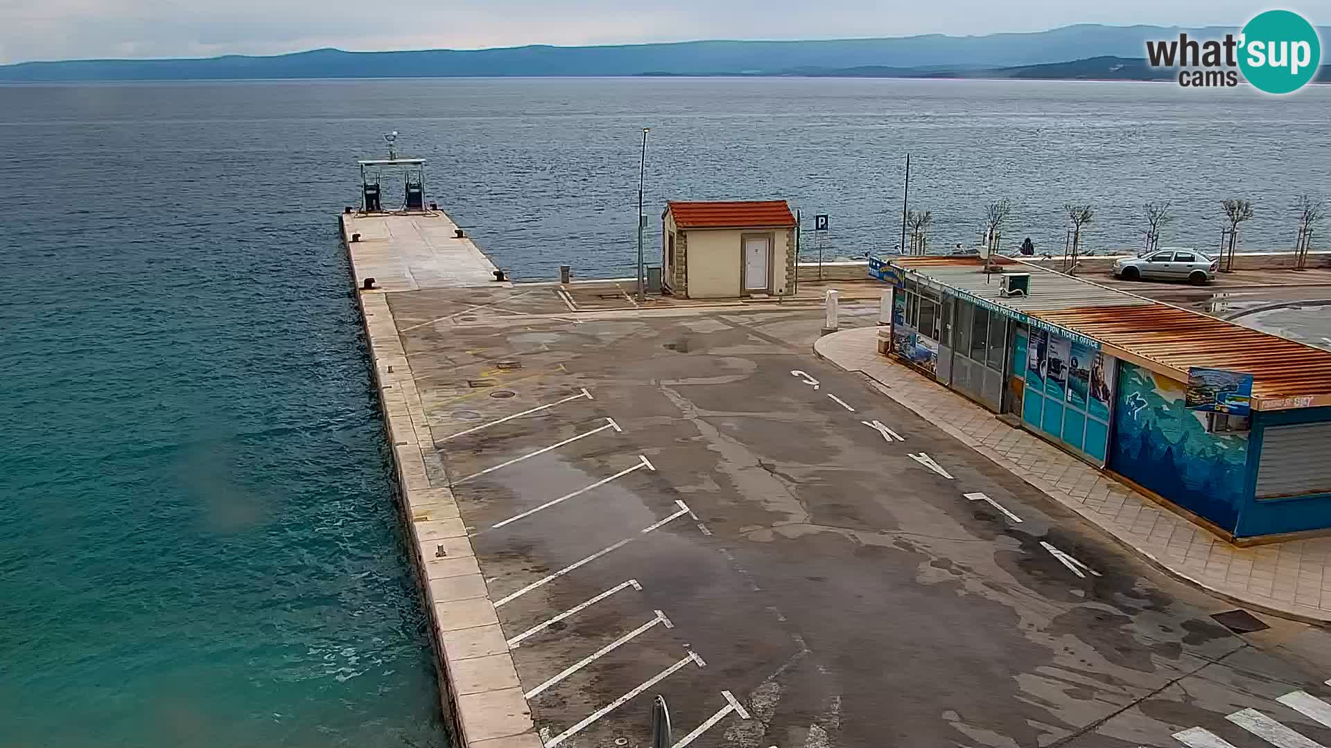 Webcam Bol centre-ville & marina – Vue en direct depuis Bol, île de Brač