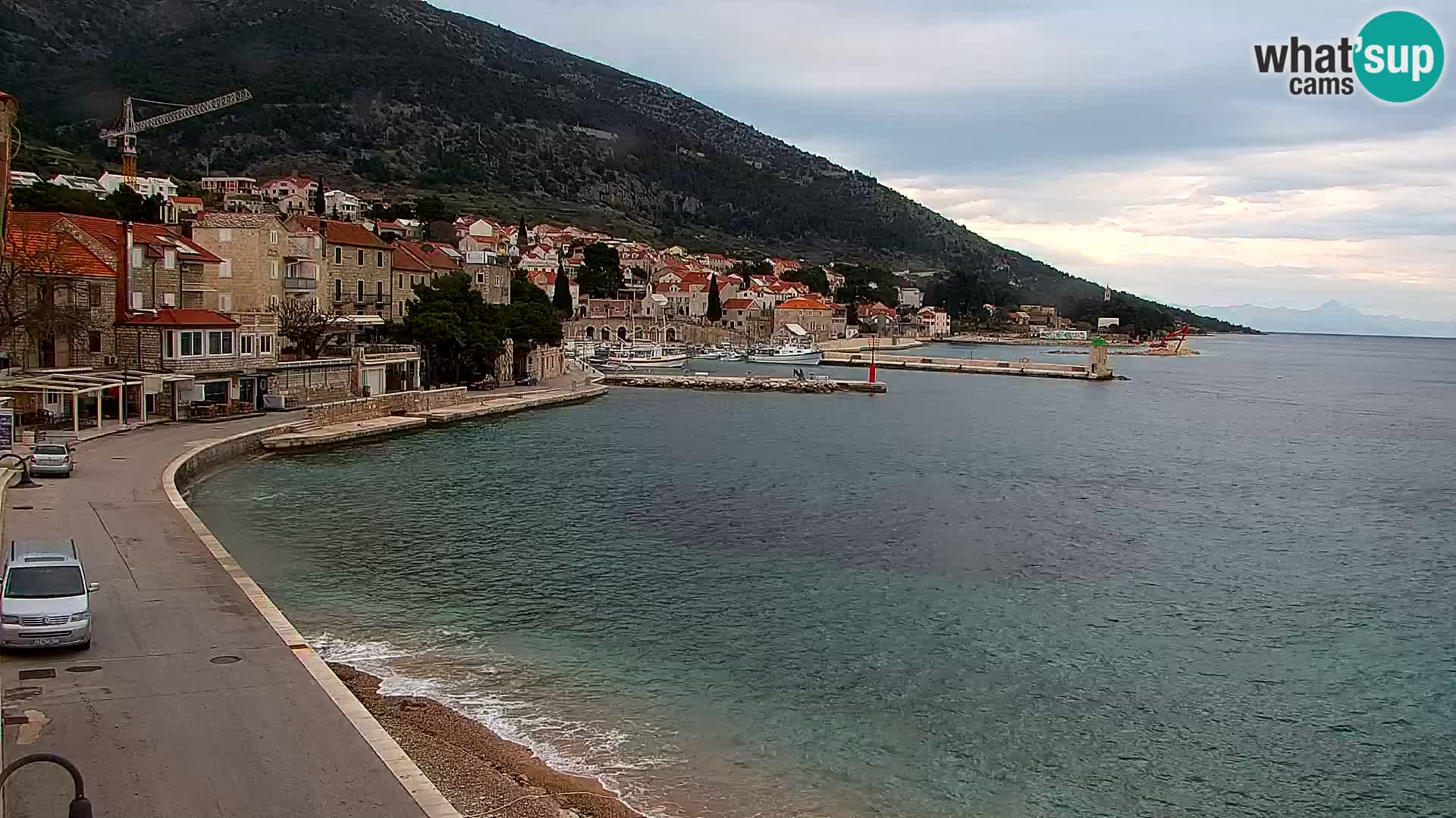 Webcam Bol Hafen & Ortszentrum – Liveblick aus Bol auf der Insel Brač