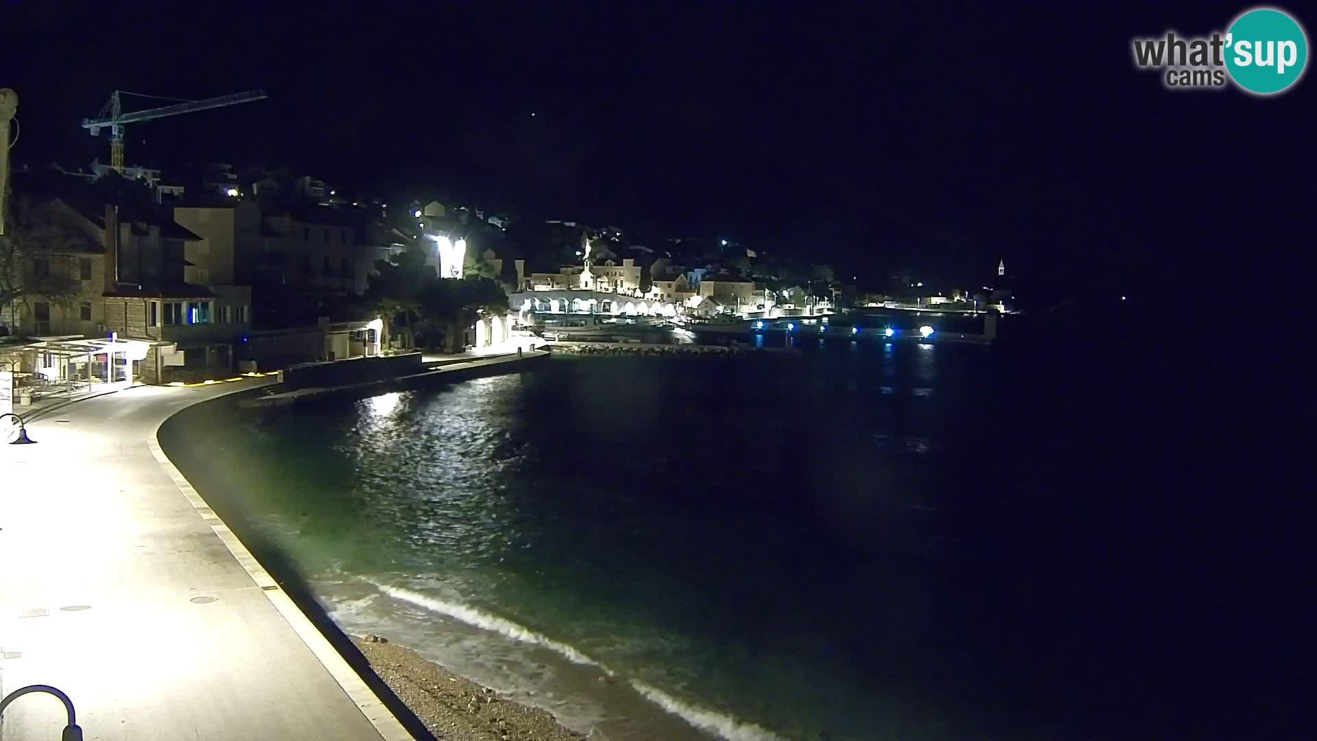 Webcam Bol Centre-Ville & Marina – Vue en direct depuis Bol, île de Brač