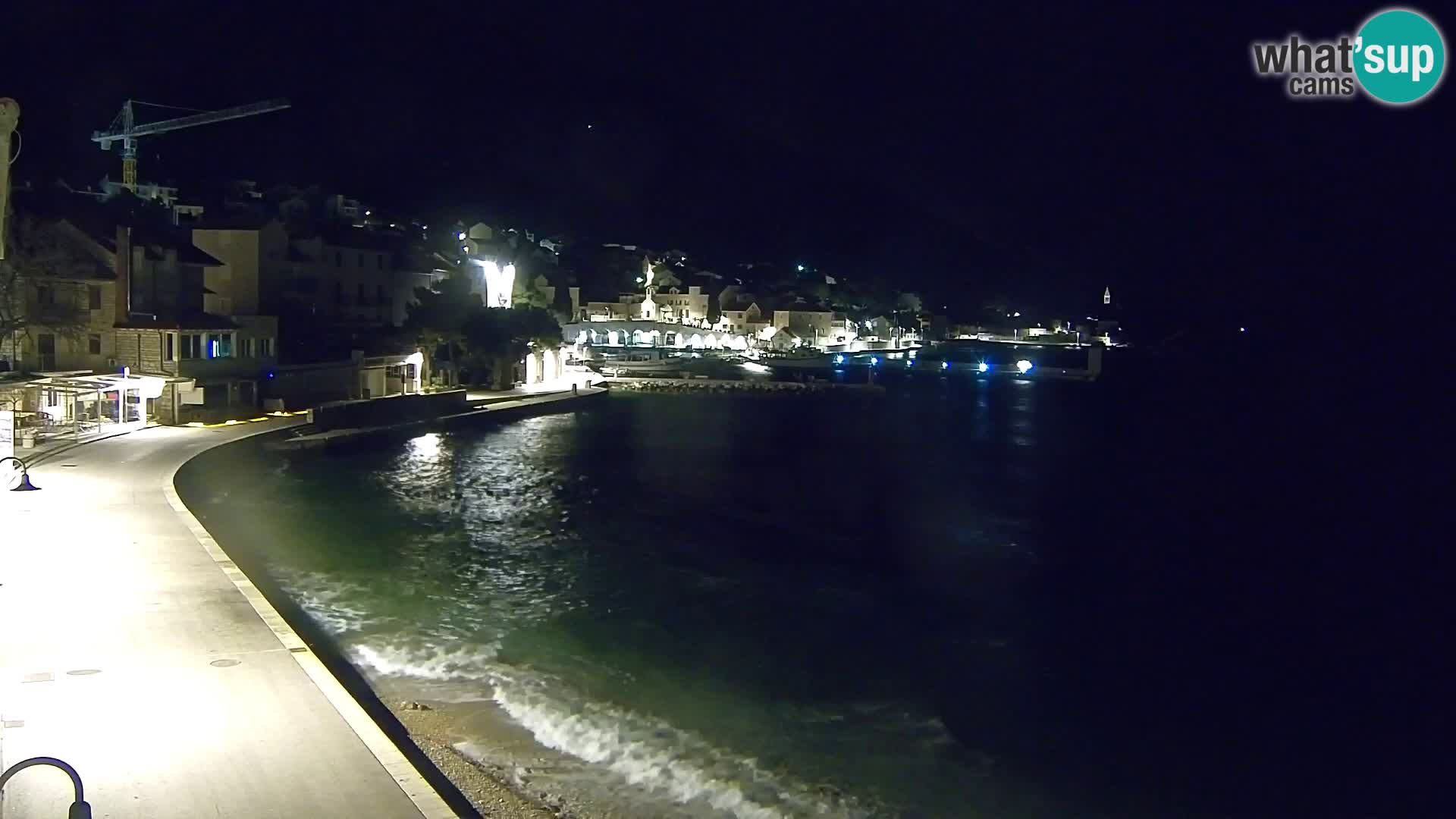 Webcam Bol Centre-Ville & Marina – Vue en direct depuis Bol, île de Brač