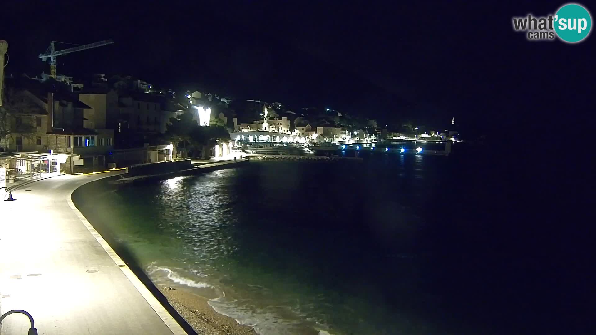 Webcam Bol Centro e Marina – Vista live dal porto di Bol