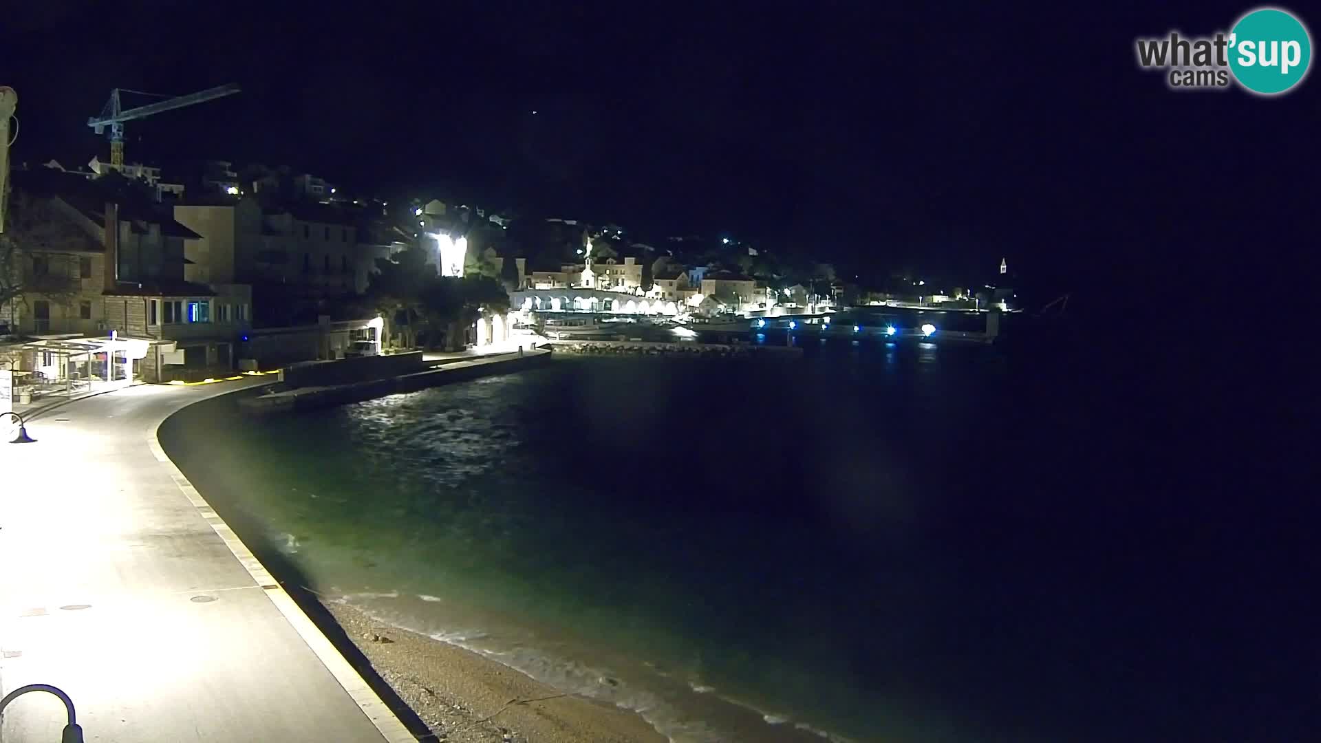 Webcam Bol Centro e Marina – Vista live dal porto di Bol