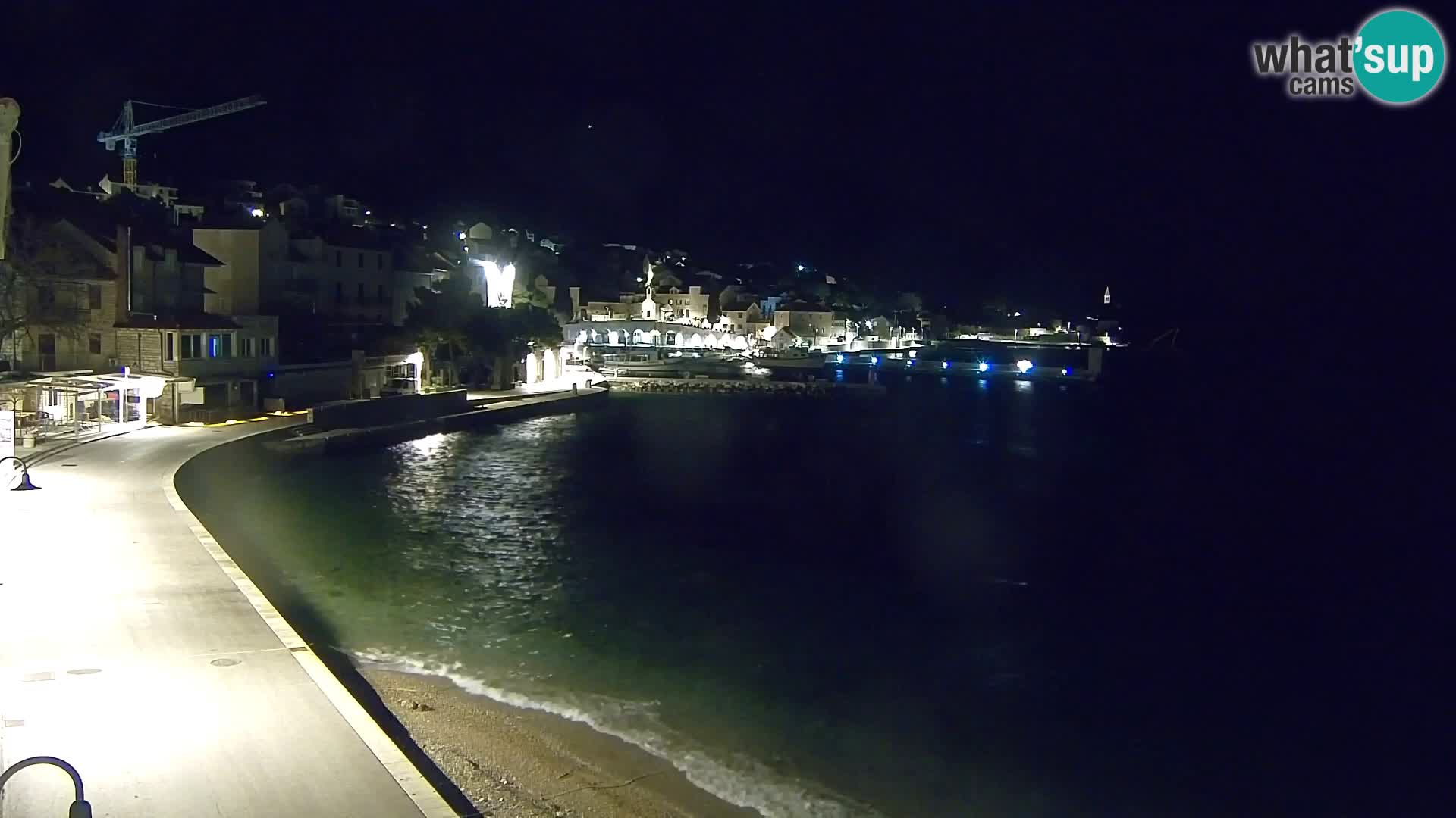 Webcam Bol centre-ville & marina – Vue en direct depuis Bol, île de Brač