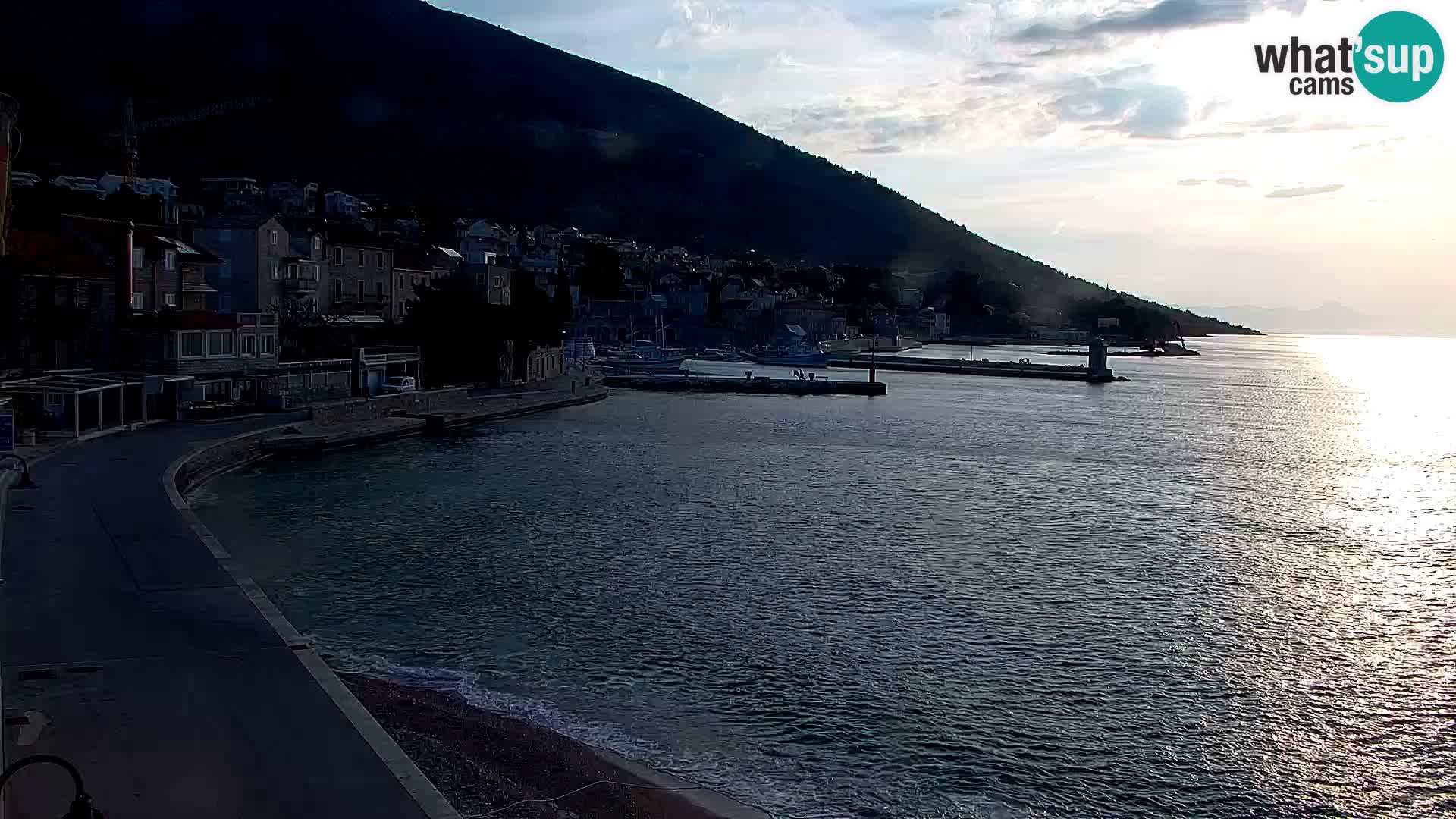 Webcam Bol Centre-Ville & Marina – Vue en direct depuis Bol, île de Brač