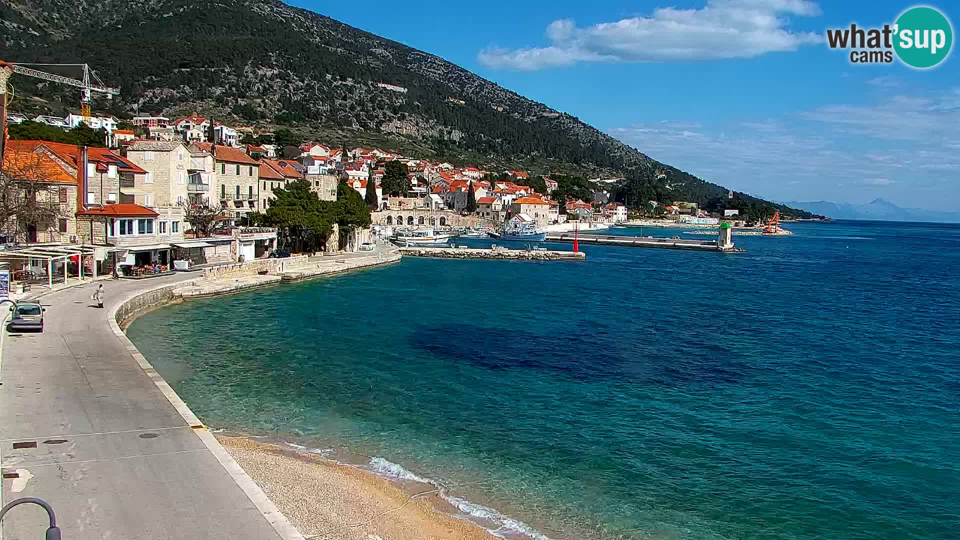 Webcam Bol Town Center & Marina – Live View from Bol, Brač