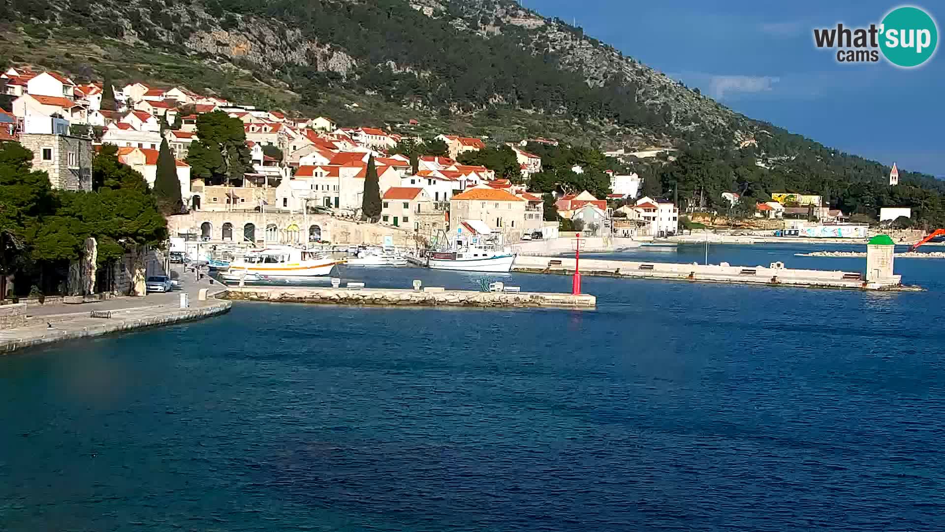 Webcam Bol Town Center & Marina – Live View from Bol, Brač