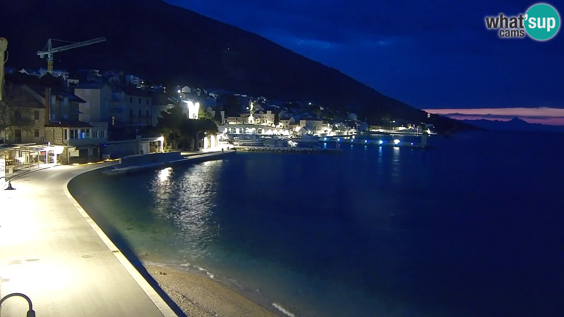 Webcam Bol Hafen & Ortszentrum – Liveblick aus Bol auf der Insel Brač