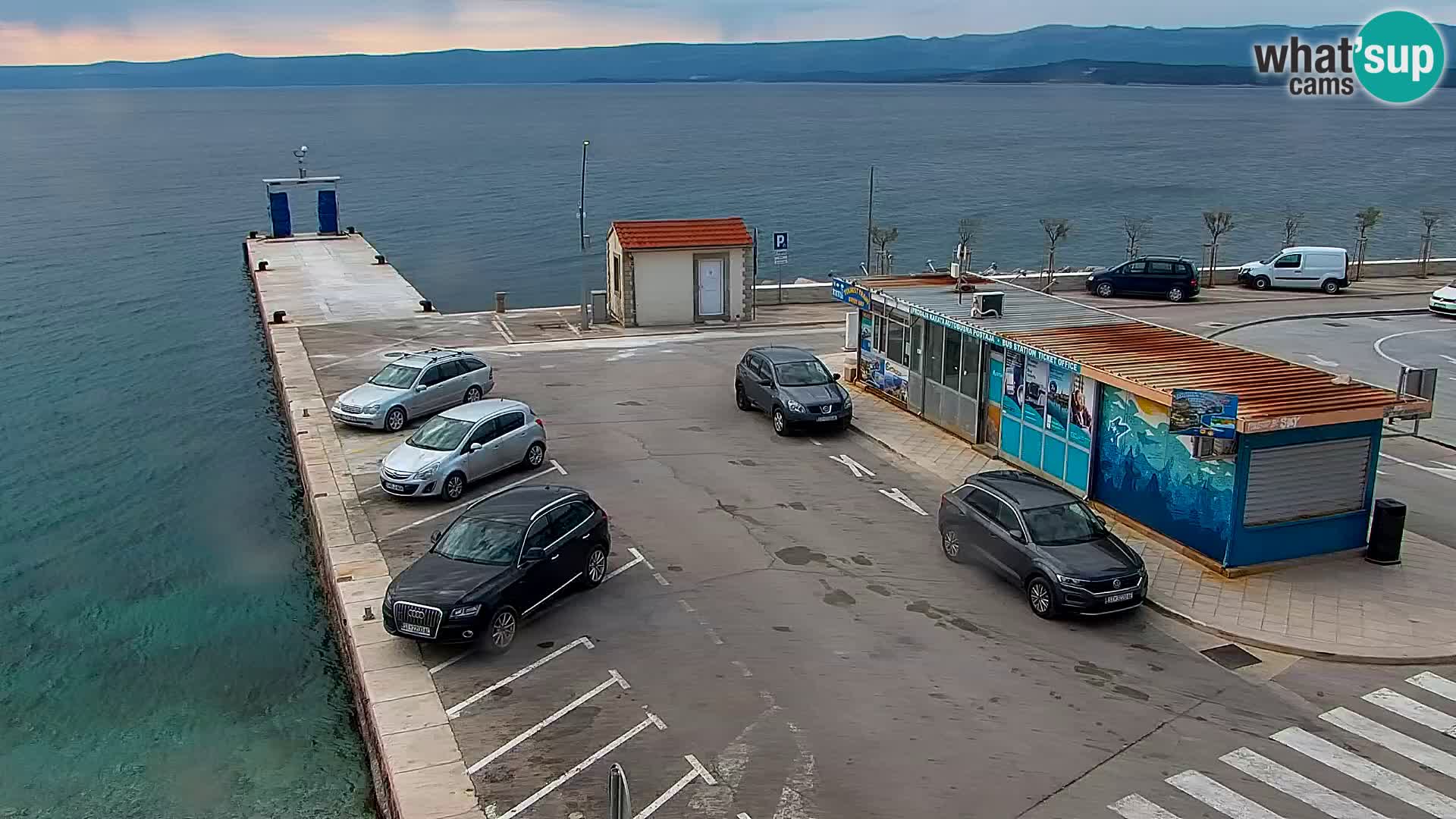 Webcam Bol centre-ville & marina – Vue en direct depuis Bol, île de Brač