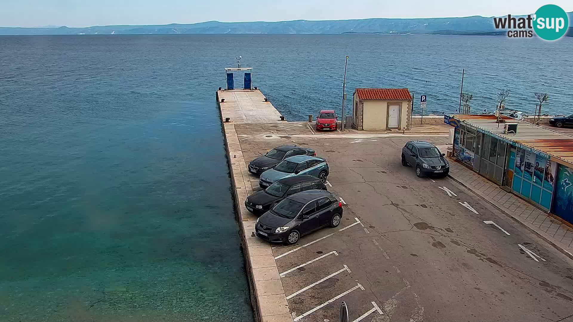 Webcam Bol Hafen & Ortszentrum – Liveblick aus Bol auf der Insel Brač