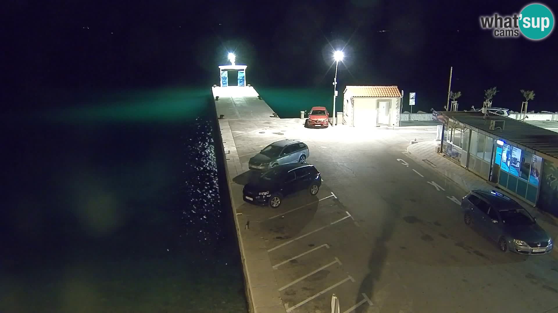 Webcam Bol Centro e Marina – Vista live dal porto di Bol