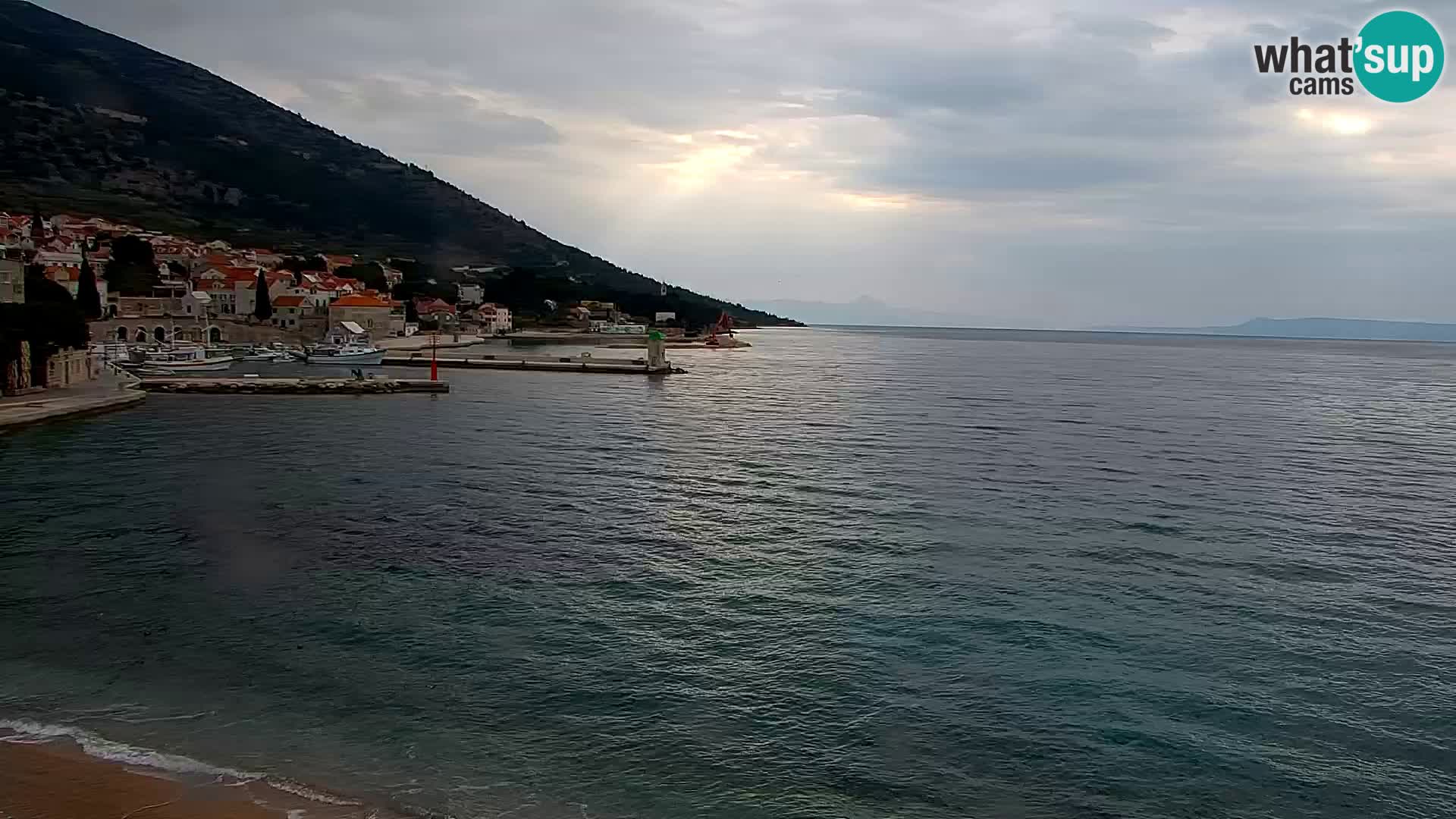 Webcam Bol Centre-Ville & Marina – Vue en direct depuis Bol, île de Brač