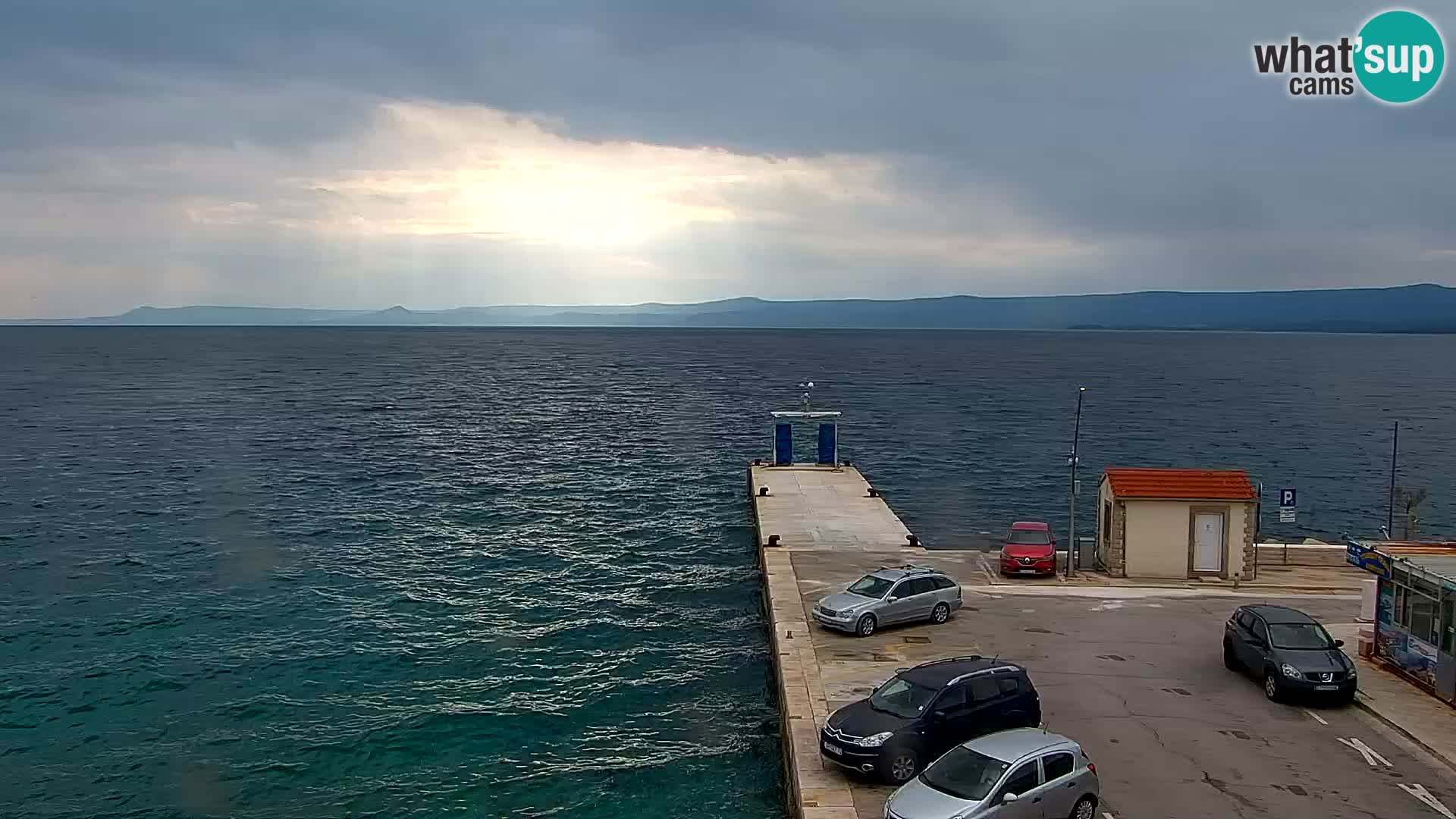Webcam Bol centre-ville & marina – Vue en direct depuis Bol, île de Brač