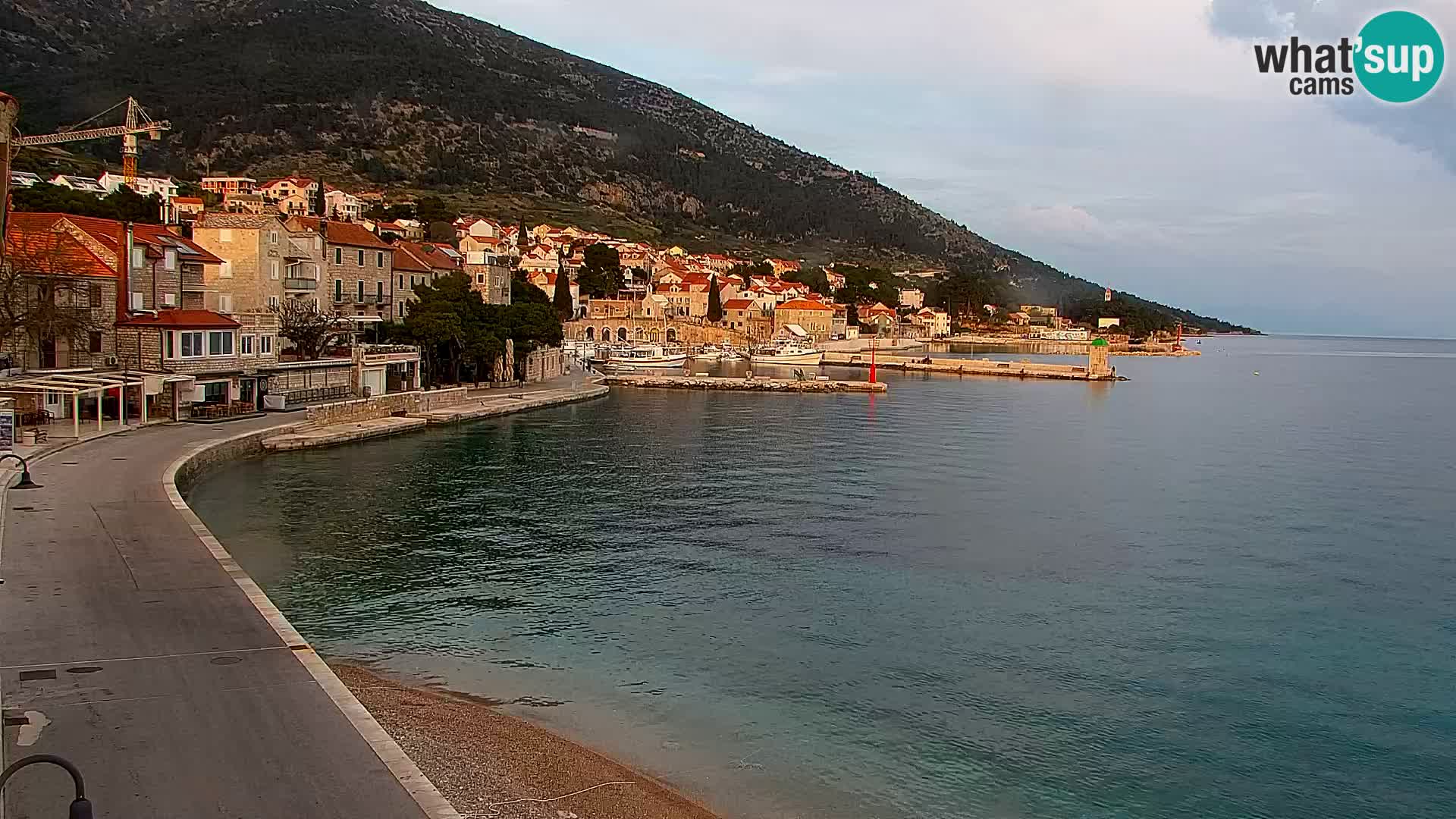 Webcam Bol Hafen & Ortszentrum – Liveblick aus Bol auf der Insel Brač