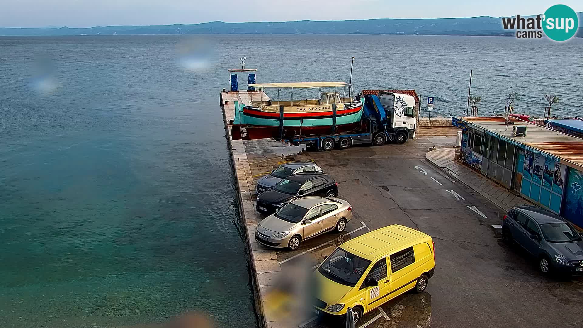 Webcam Bol Centre-Ville & Marina – Vue en direct depuis Bol, île de Brač