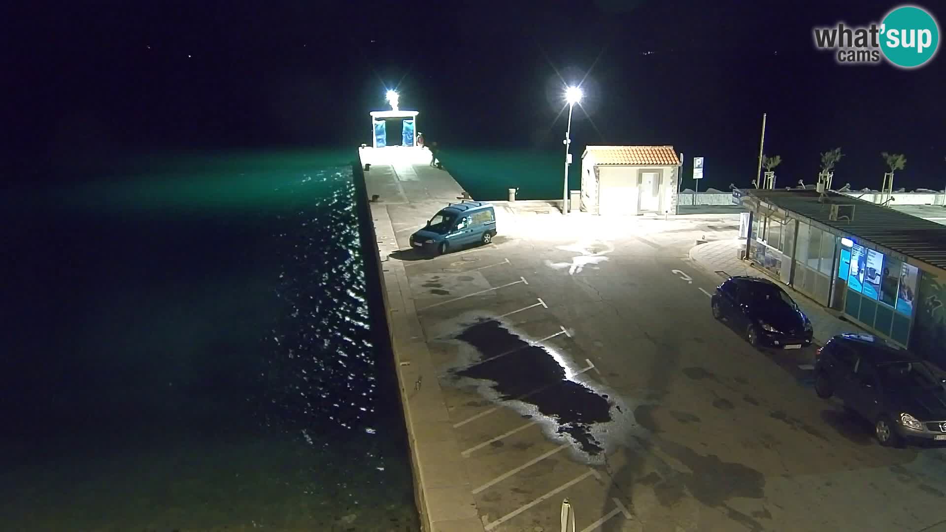 Spletna kamera Bol – Center mesta in marina v živo