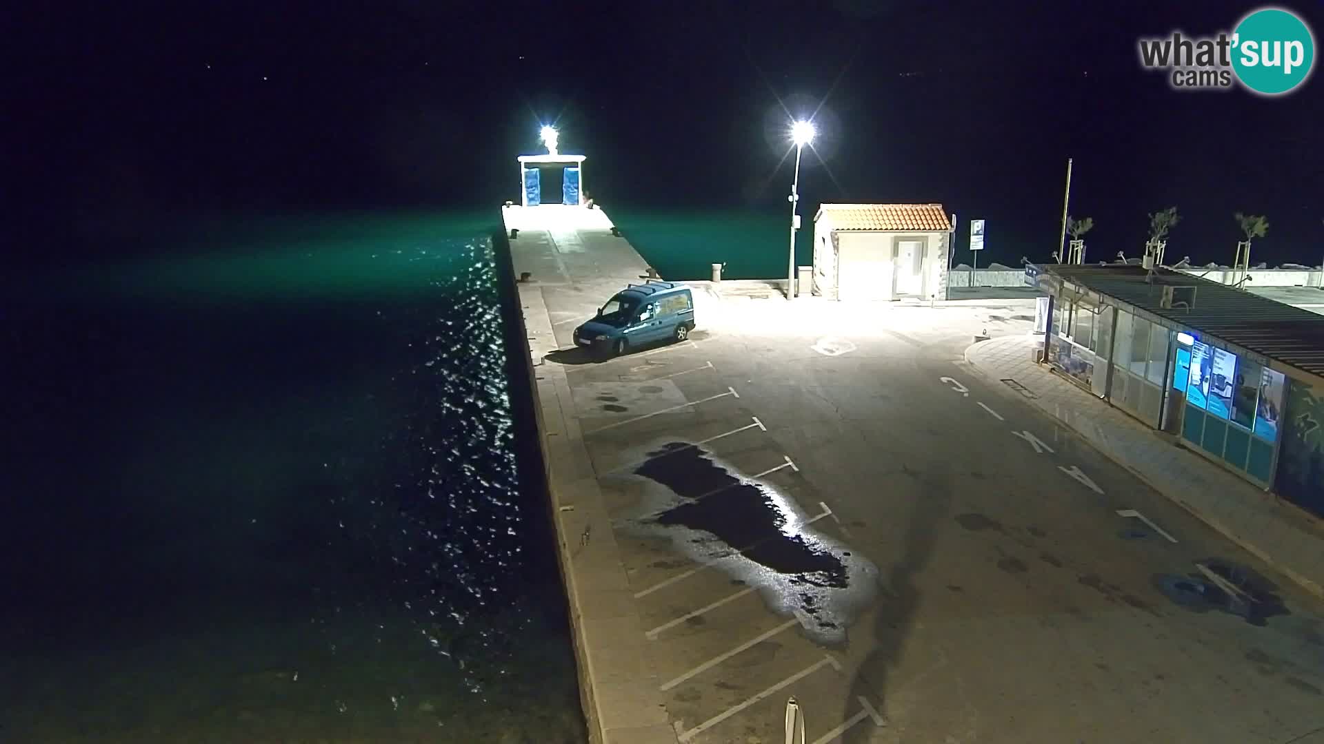 Webcam Bol Centro e Marina – Vista live dal porto di Bol