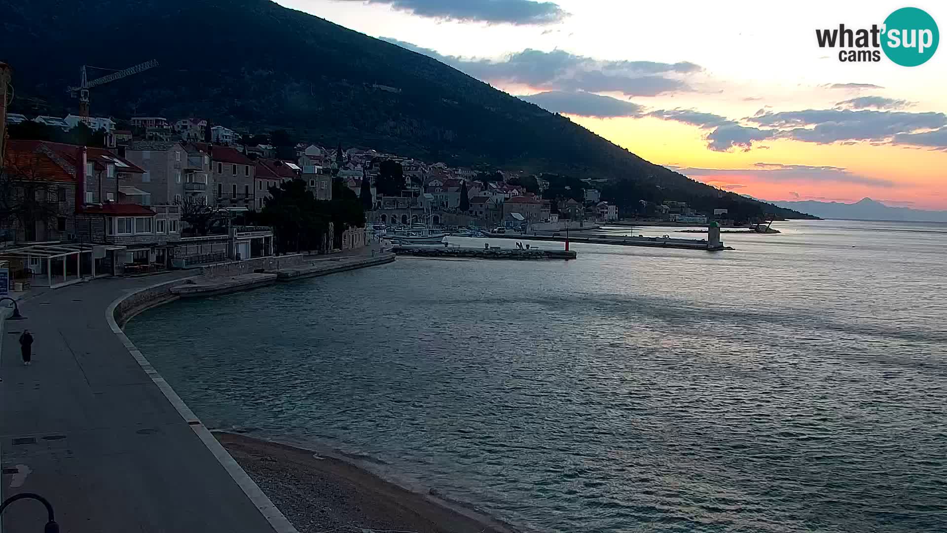 Webcam Bol Centre-Ville & Marina – Vue en direct depuis Bol, île de Brač