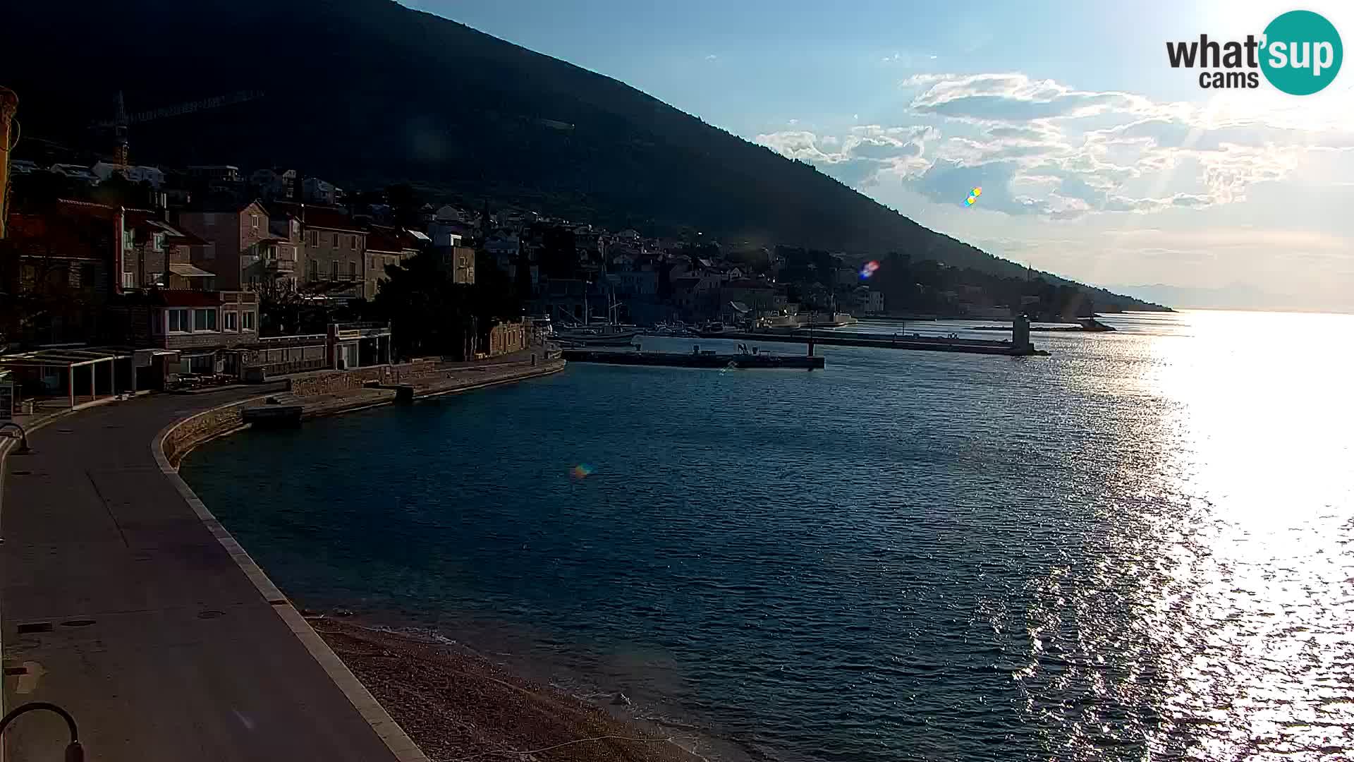Webcam Bol centre-ville & marina – Vue en direct depuis Bol, île de Brač