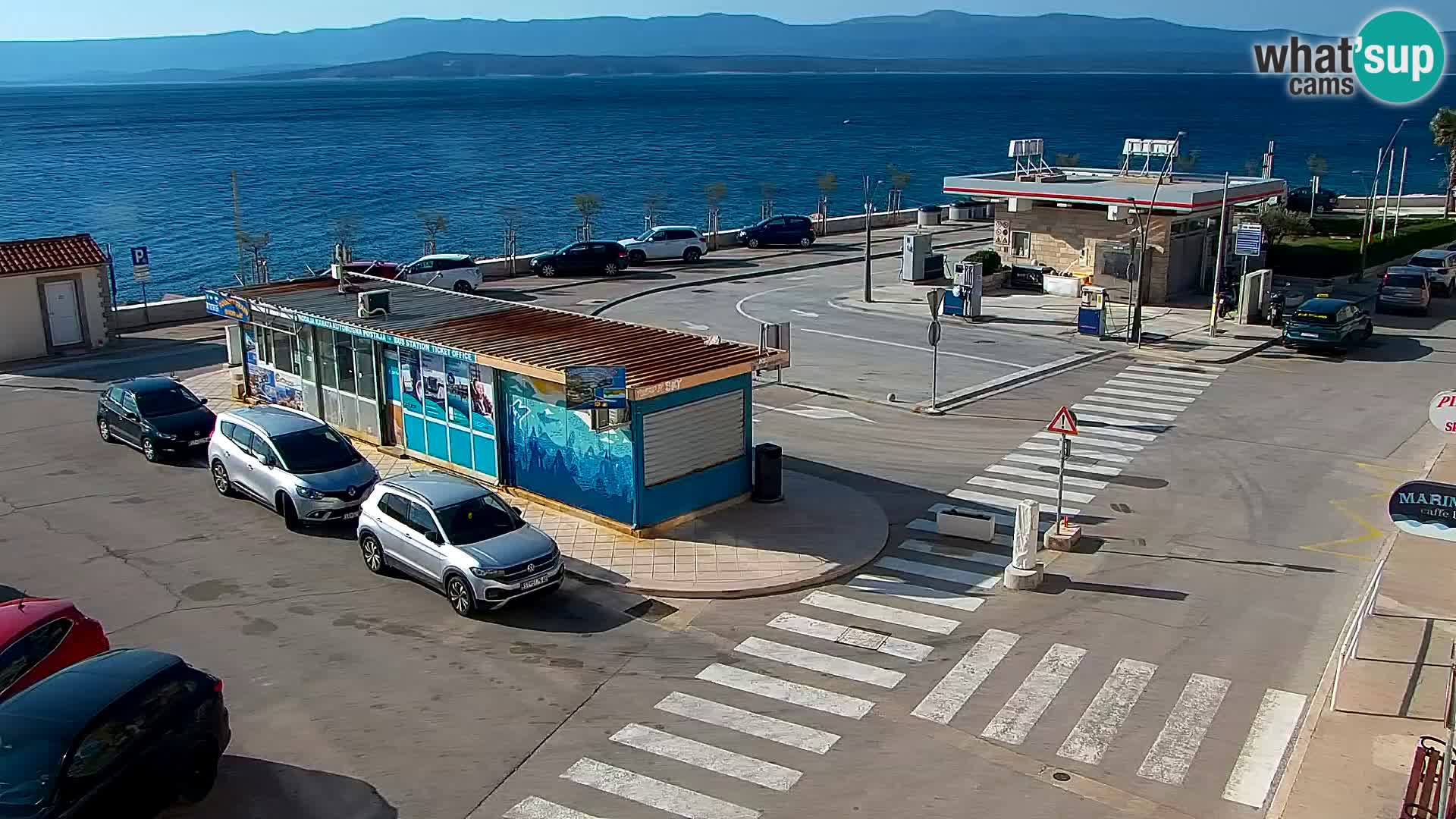 Webcam Bol centre-ville & marina – Vue en direct depuis Bol, île de Brač