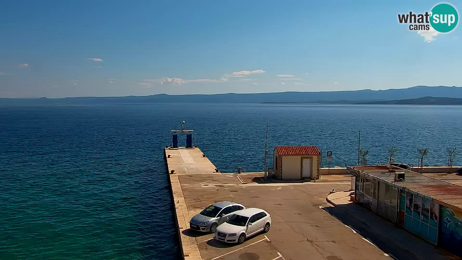 Webcam Bol centre-ville & marina – Vue en direct depuis Bol, île de Brač