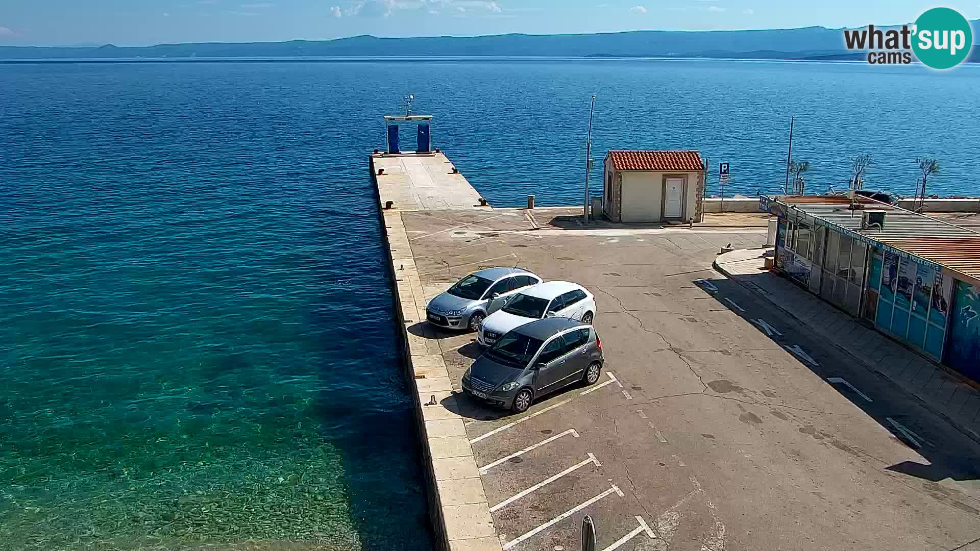 Webcam Bol Centre-Ville & Marina – Vue en direct depuis Bol, île de Brač