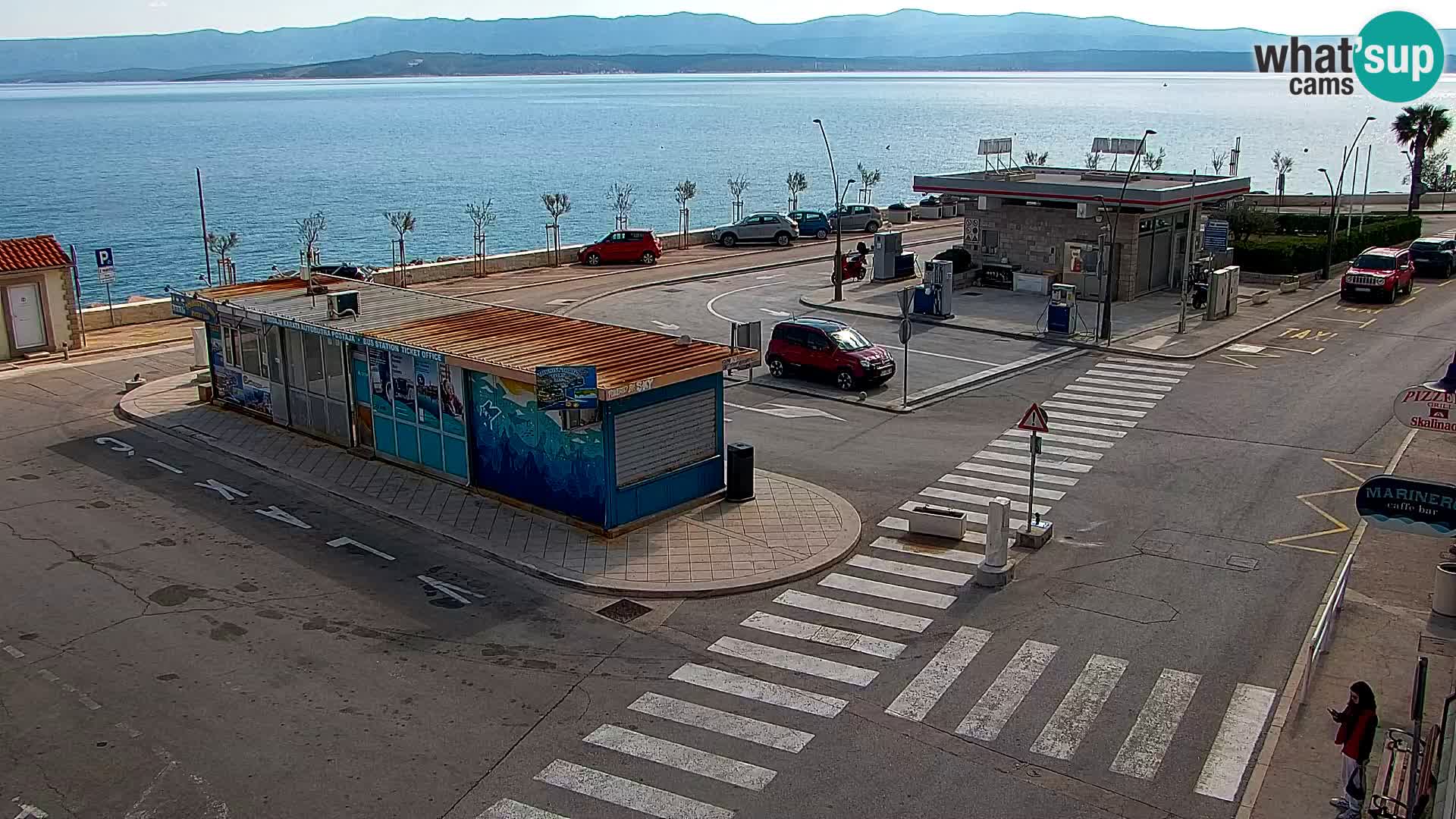 Webcam Bol Centro e Marina – Vista live dal porto di Bol