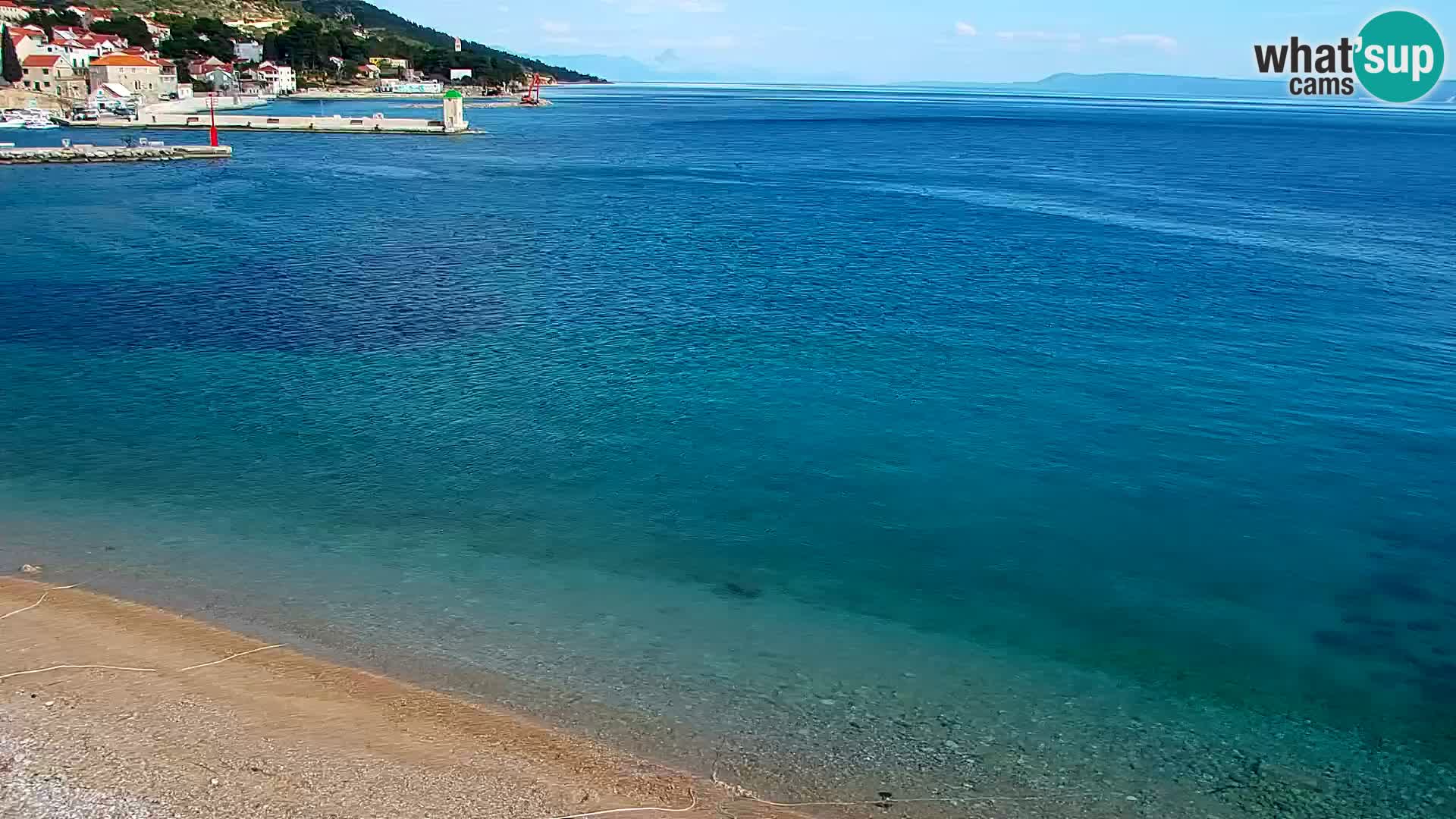 Webcam Bol centre-ville & marina – Vue en direct depuis Bol, île de Brač