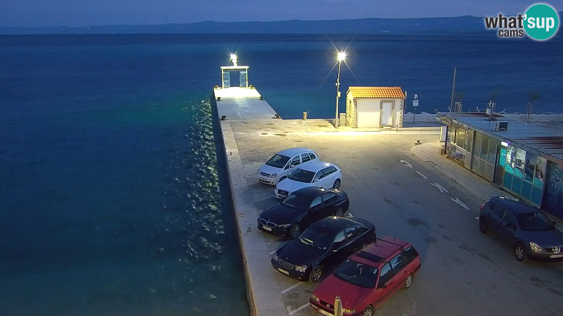 Webcam Bol centre-ville & marina – Vue en direct depuis Bol, île de Brač