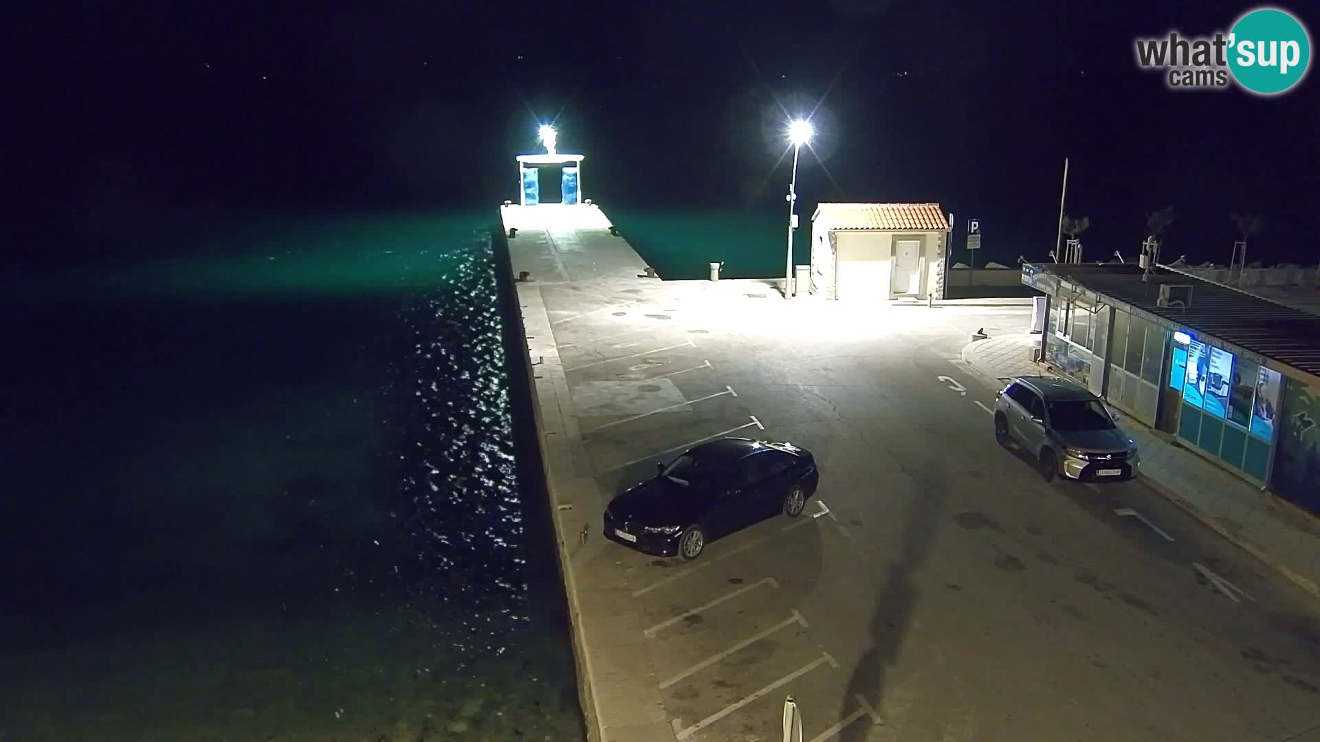 Webcam Bol Centro e Marina – Vista live dal porto di Bol