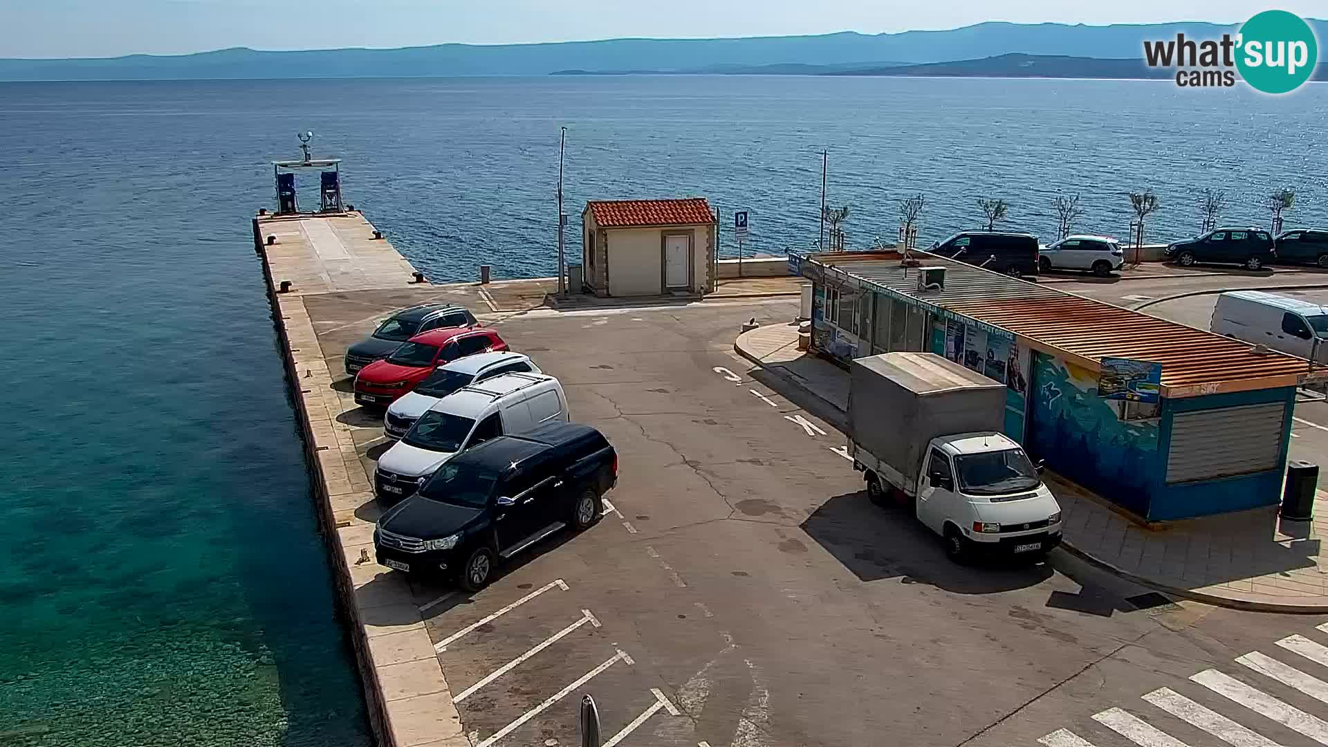 Webcam Bol Hafen & Ortszentrum – Liveblick aus Bol auf der Insel Brač
