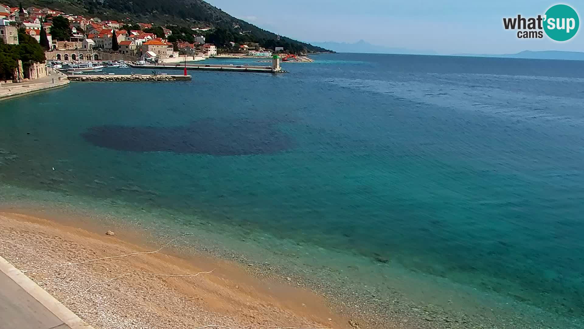 Webcam Bol Centre-Ville & Marina – Vue en direct depuis Bol, île de Brač
