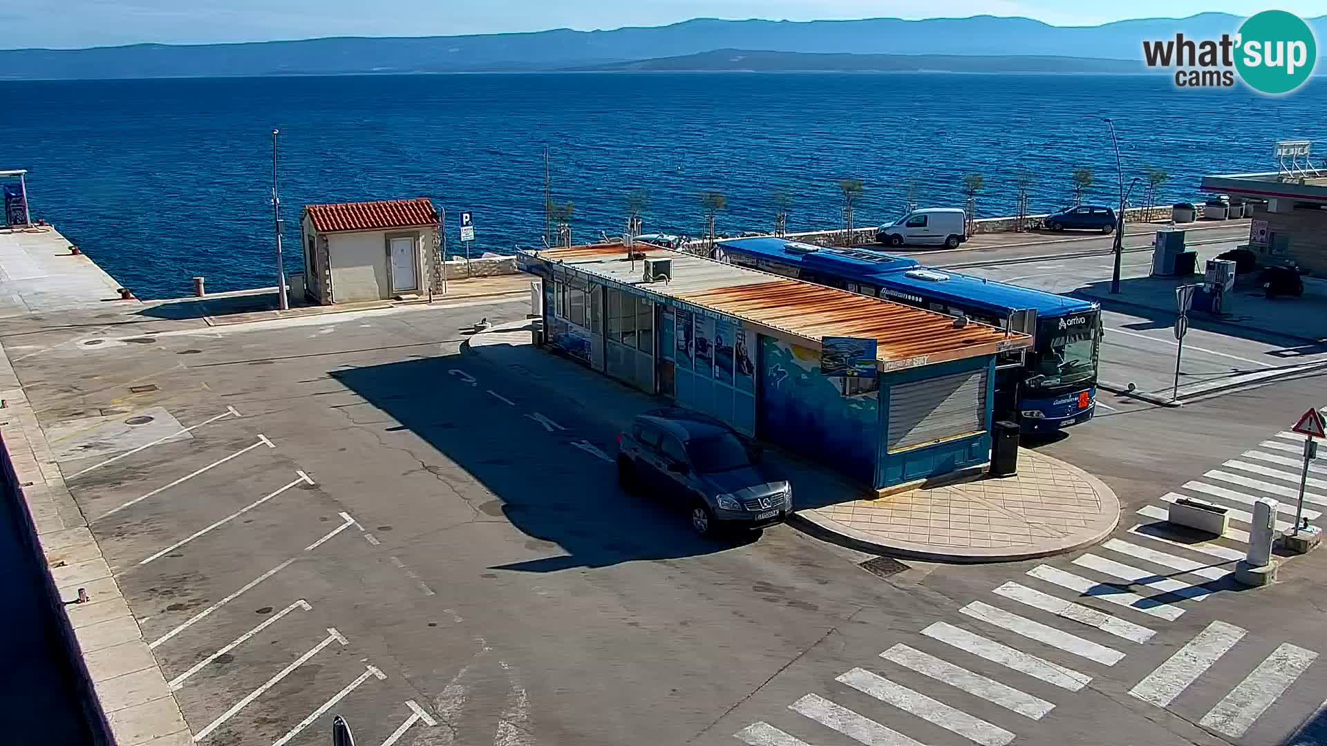 Webcam Bol Centre-Ville & Marina – Vue en direct depuis Bol, île de Brač