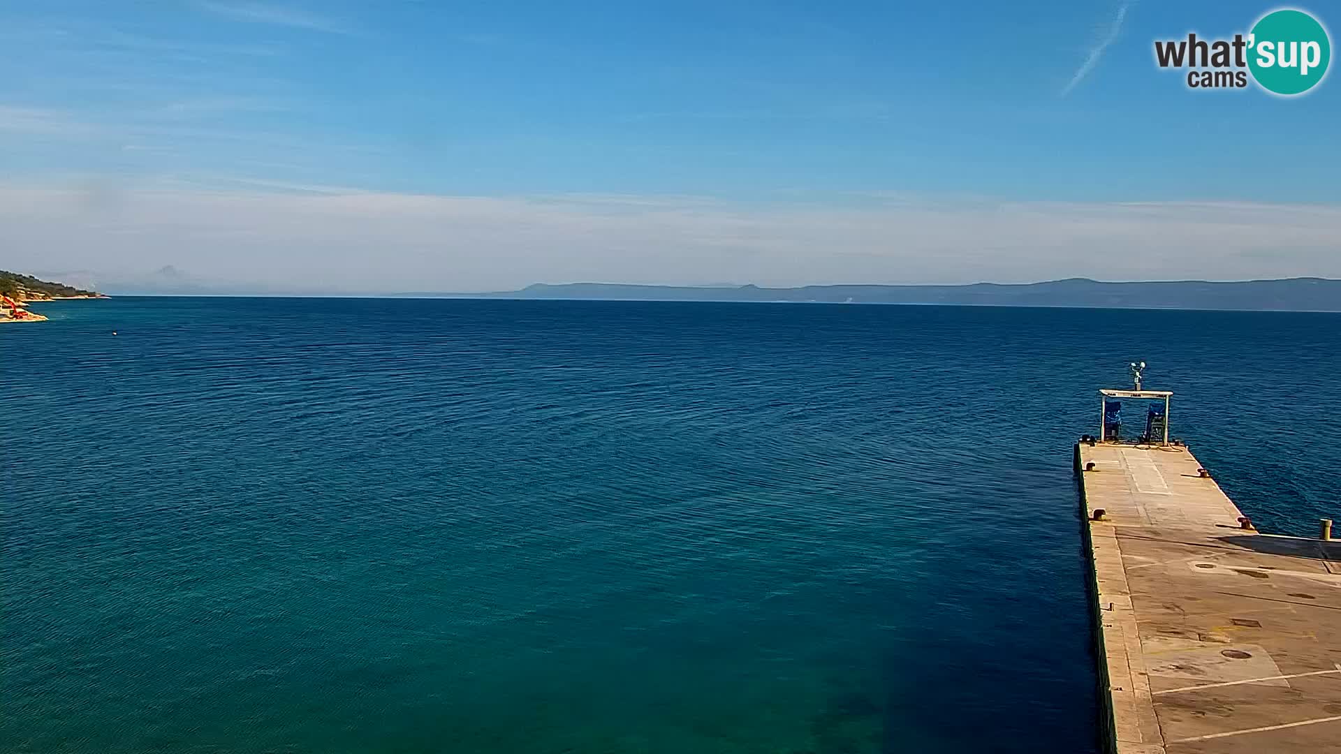 Webcam Bol Centro e Marina – Vista live dal porto di Bol