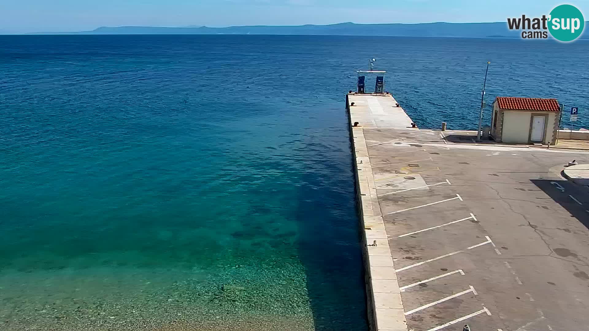 Webcam Bol centre-ville & marina – Vue en direct depuis Bol, île de Brač