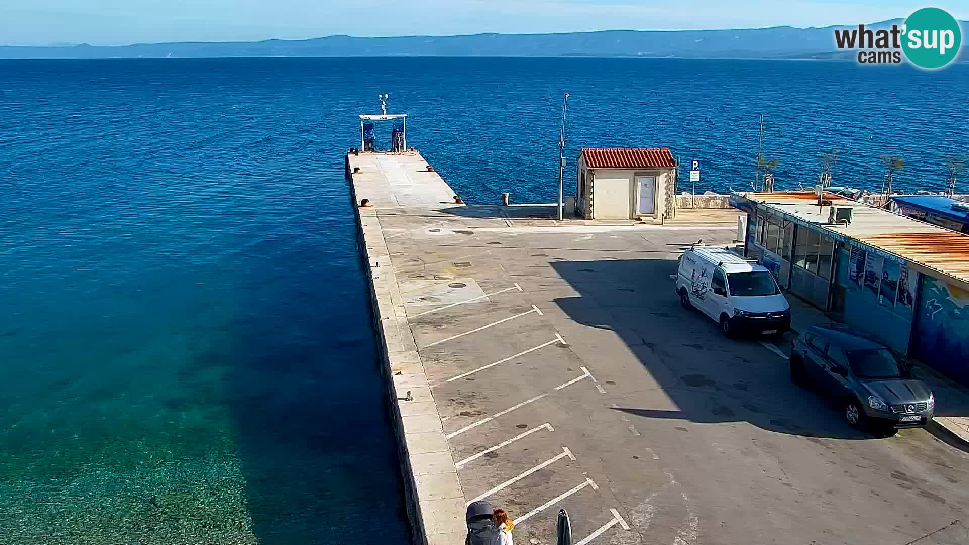 Webcam Bol Hafen & Ortszentrum – Liveblick aus Bol auf der Insel Brač