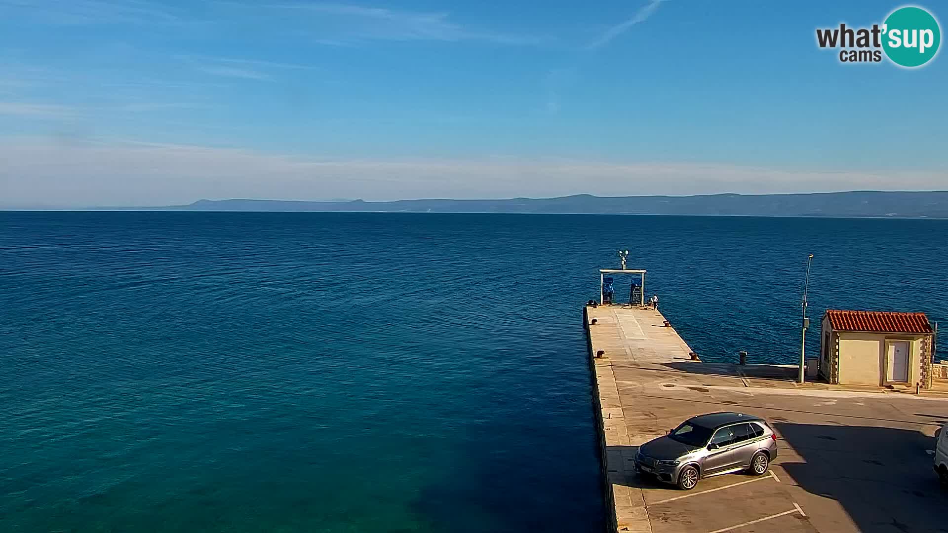 Webcam Bol Centro e Marina – Vista live dal porto di Bol