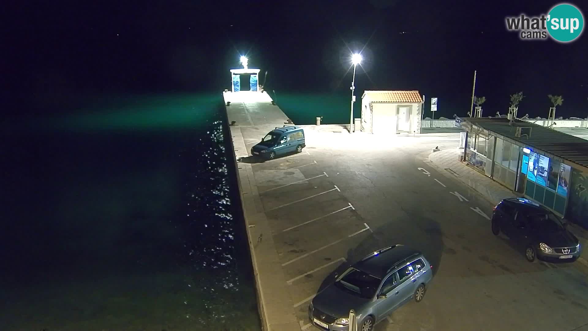 Webcam Bol Centro e Marina – Vista live dal porto di Bol