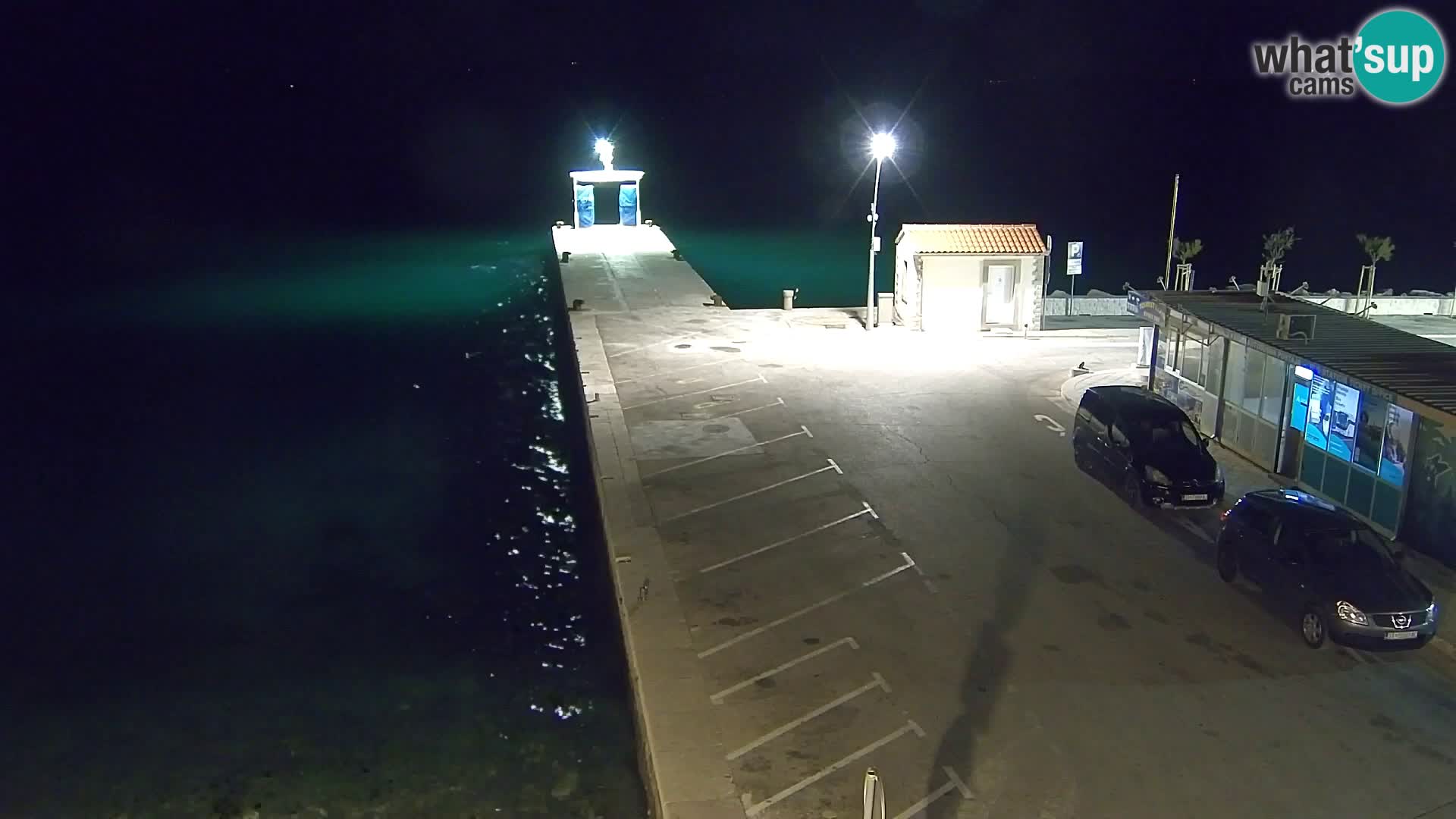 Spletna kamera Bol – Center mesta in marina v živo