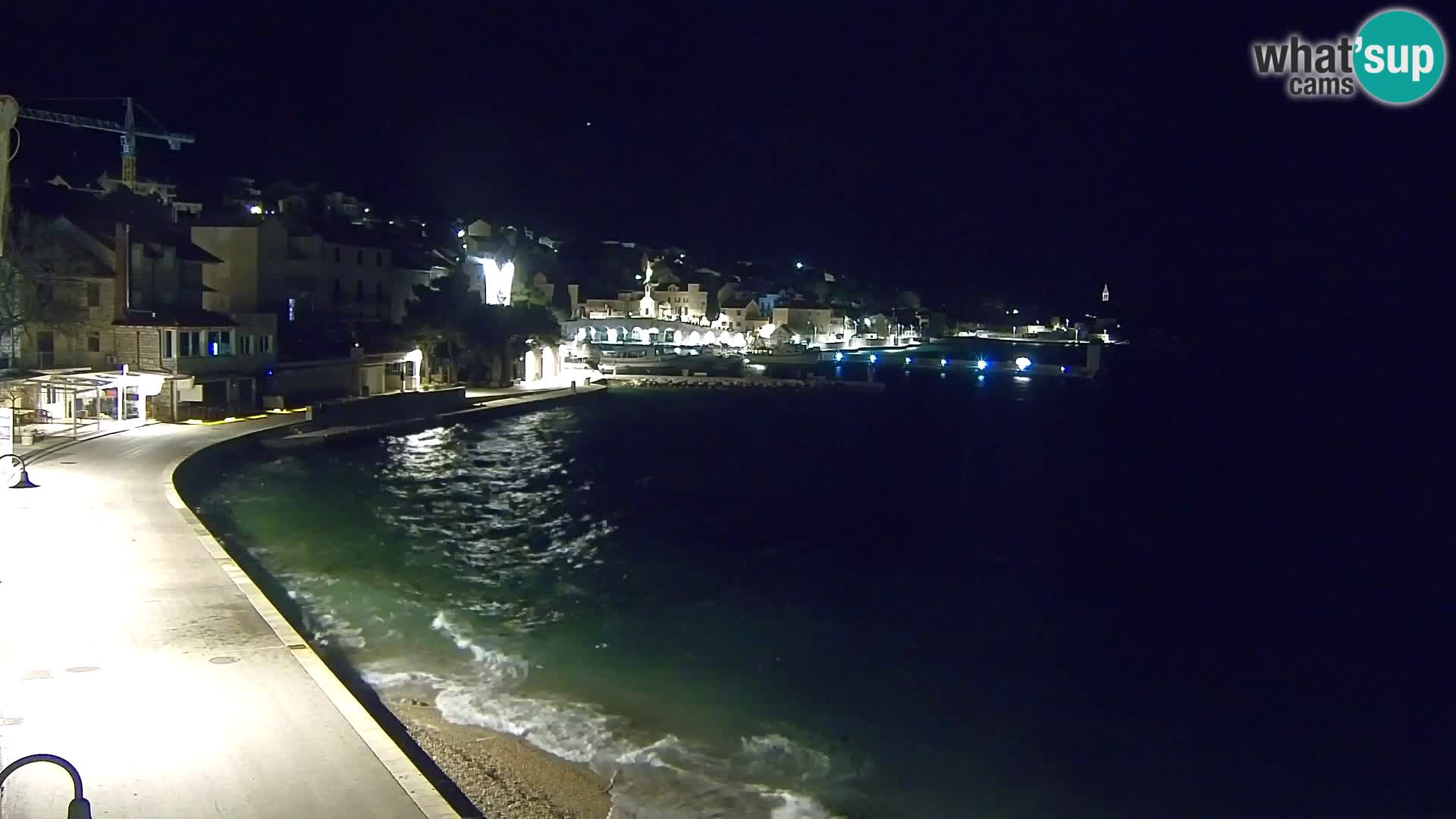 Webcam Bol Centre-Ville & Marina – Vue en direct depuis Bol, île de Brač