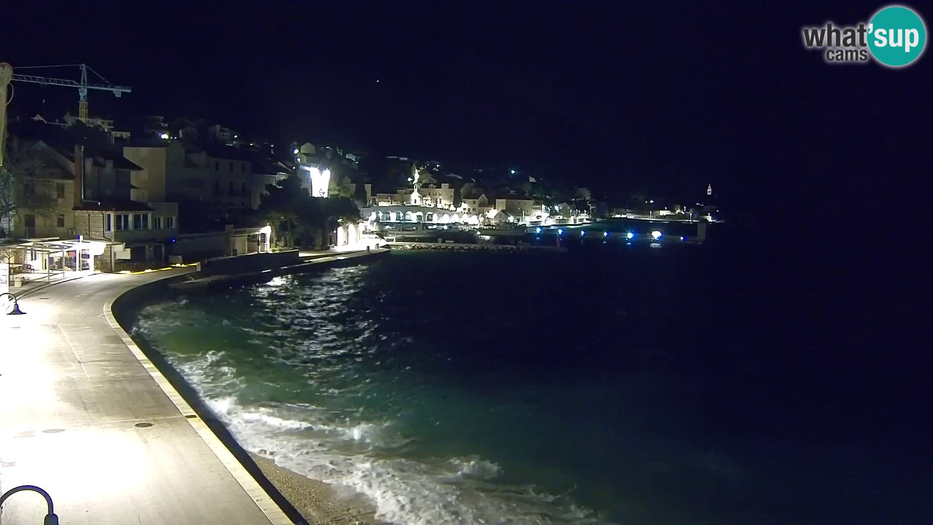 Webcam Bol centre-ville & marina – Vue en direct depuis Bol, île de Brač