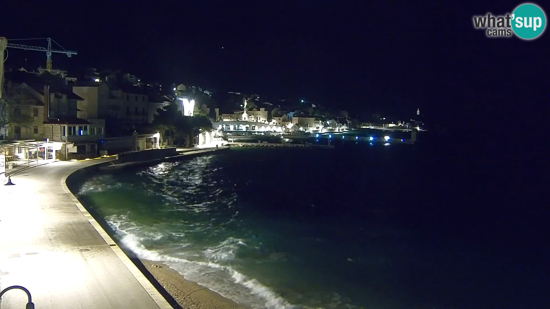 Webcam Bol Centre-Ville & Marina – Vue en direct depuis Bol, île de Brač