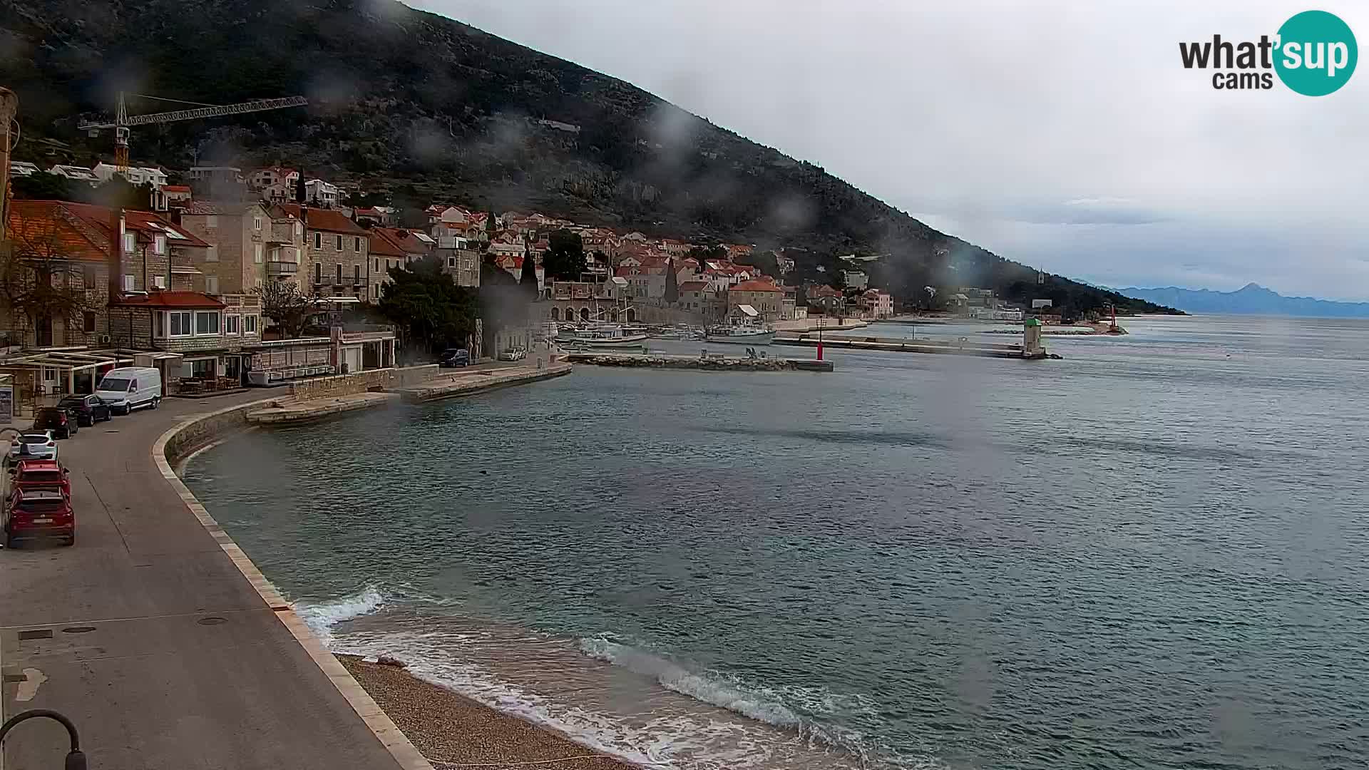 Webcam Bol Hafen & Ortszentrum – Liveblick aus Bol auf der Insel Brač