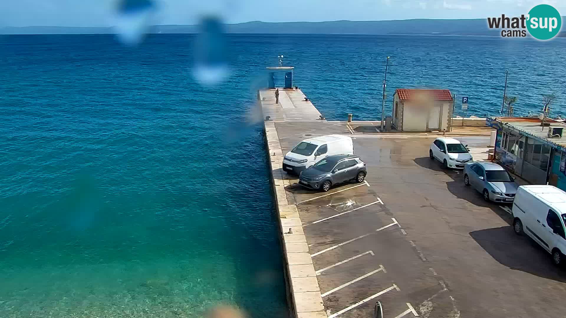 Webcam Bol Centre-Ville & Marina – Vue en direct depuis Bol, île de Brač