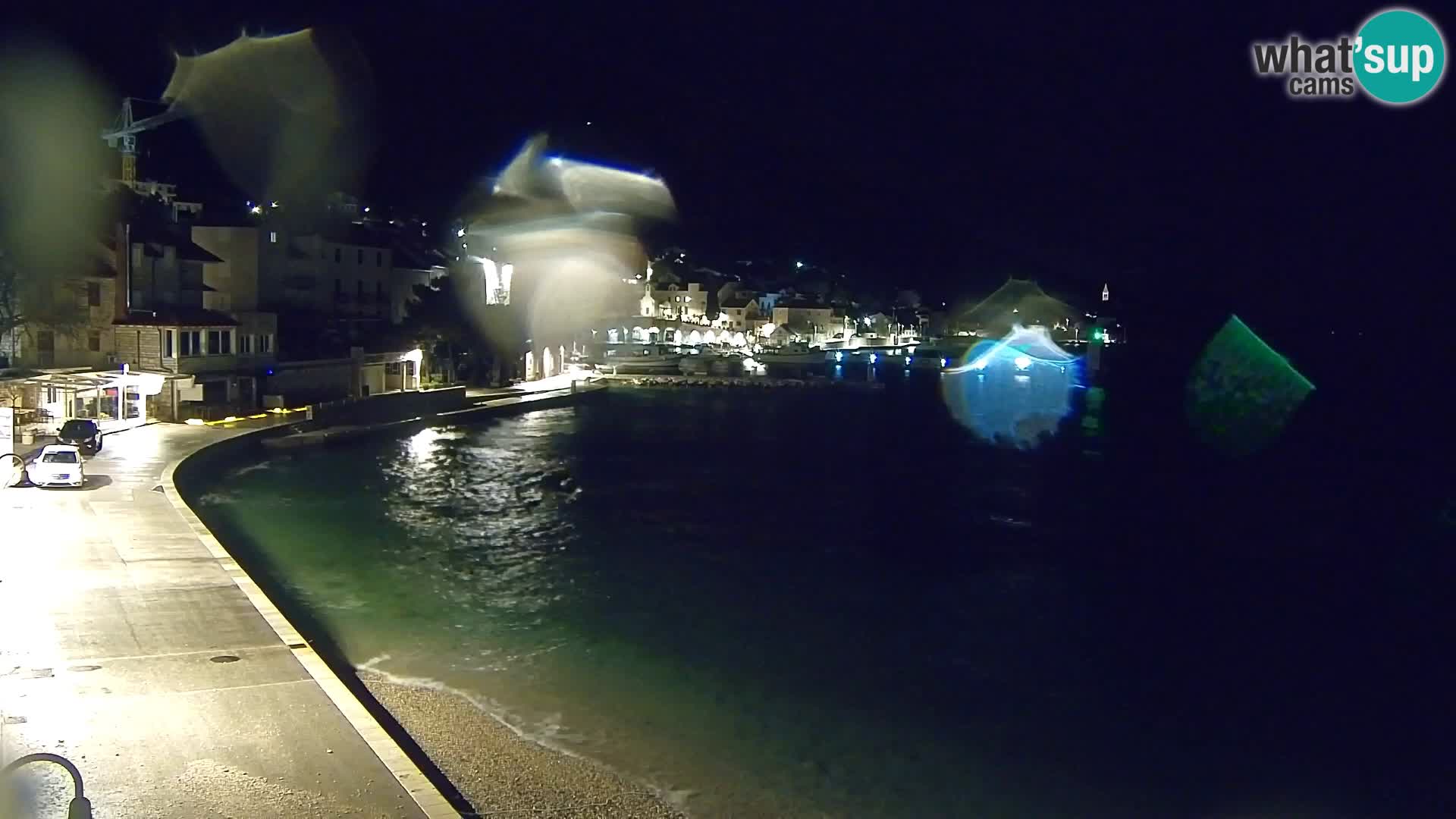 Webcam Bol Centro e Marina – Vista live dal porto di Bol