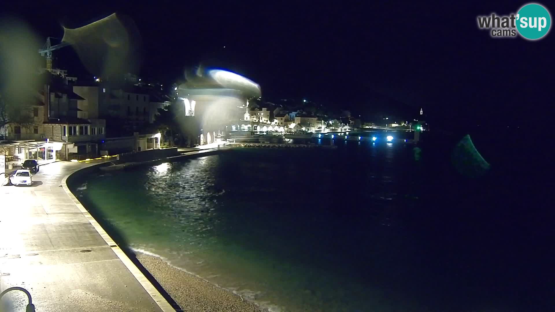 Webcam Bol Centro e Marina – Vista live dal porto di Bol